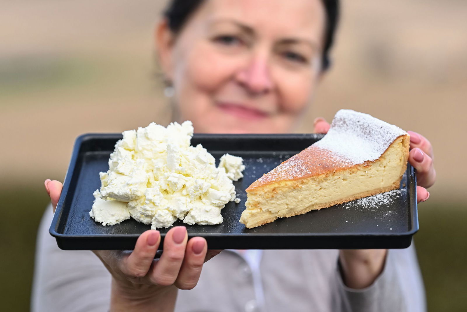 Im Backlädle Thomashof backt man den Käsekuchen noch mit Schichtkäse.