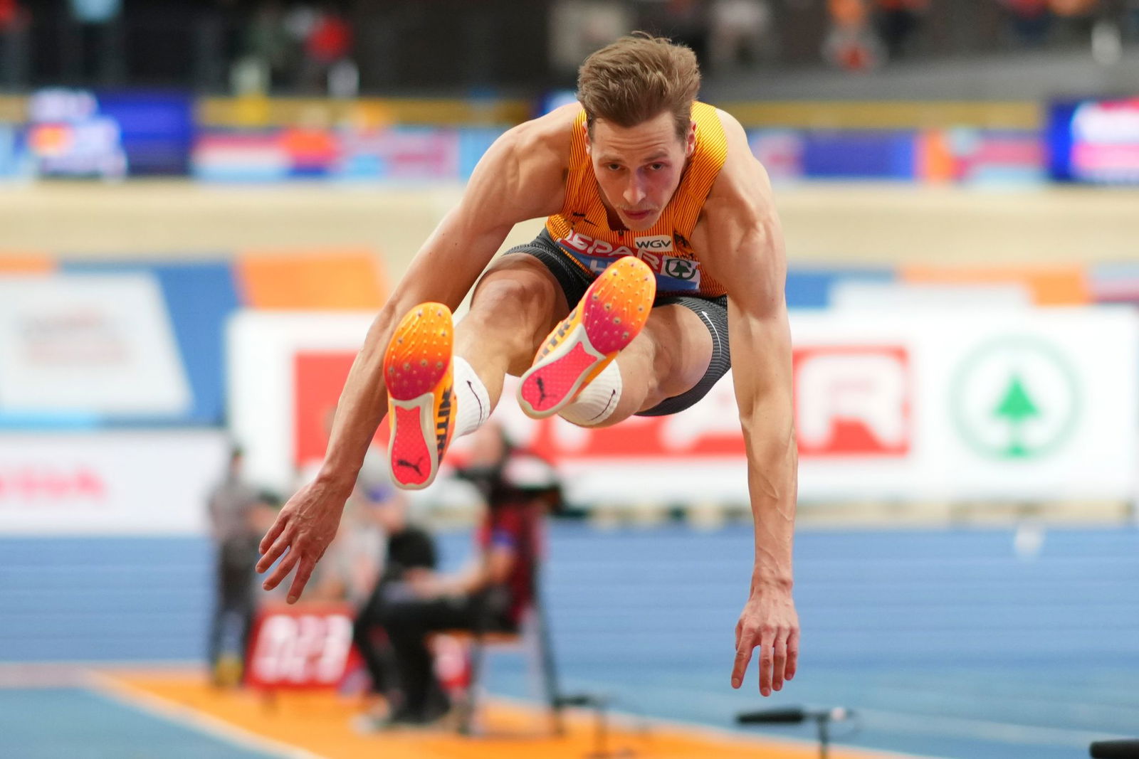 Dreispringer Max Heß hofft in Nanjing auf weiteres Edelmetall.