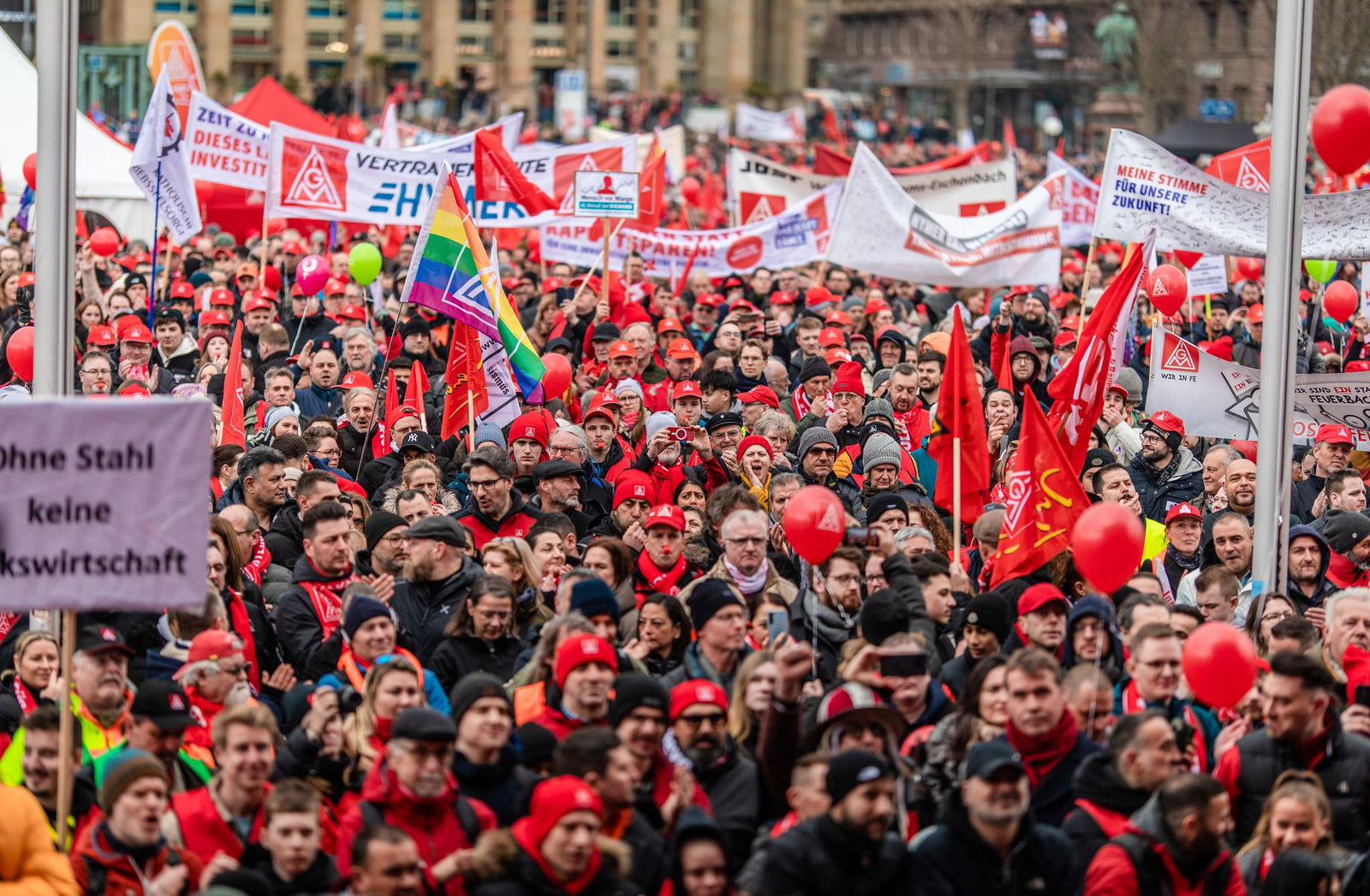 IG-Metall-Aktionstag: «Mein Arbeitsplatz. Unser Industrieland. Unsere Zukunft!»