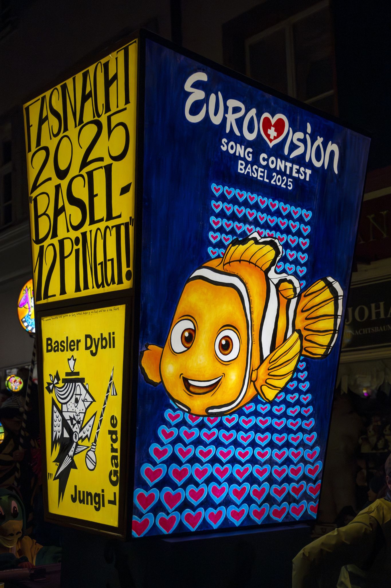 Der diesjährige ESC in Basel strahlt auch auf das Fasnachts-Treiben aus.