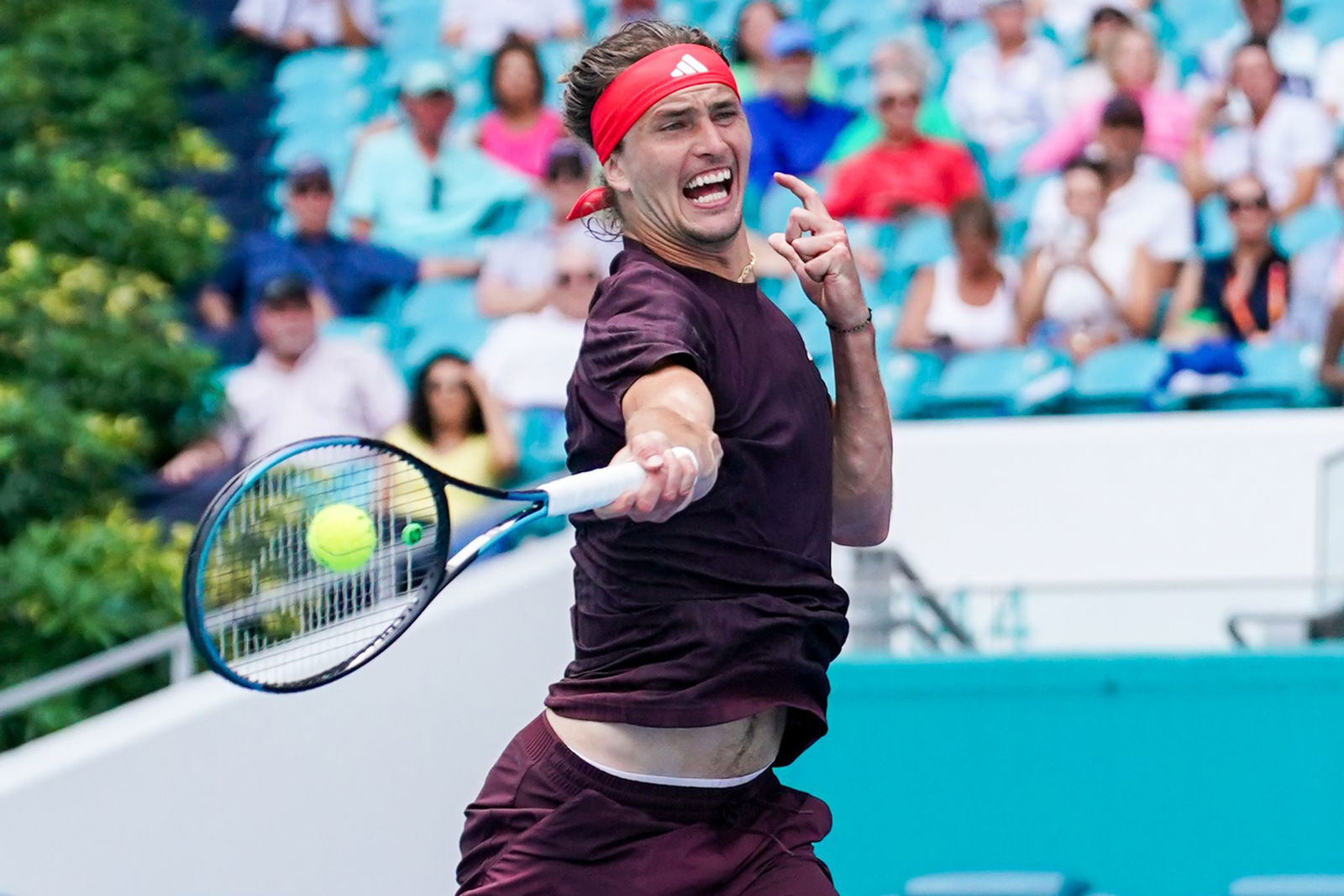 Im Achtelfinale von Miami war für Alexander Zverev Schluss.