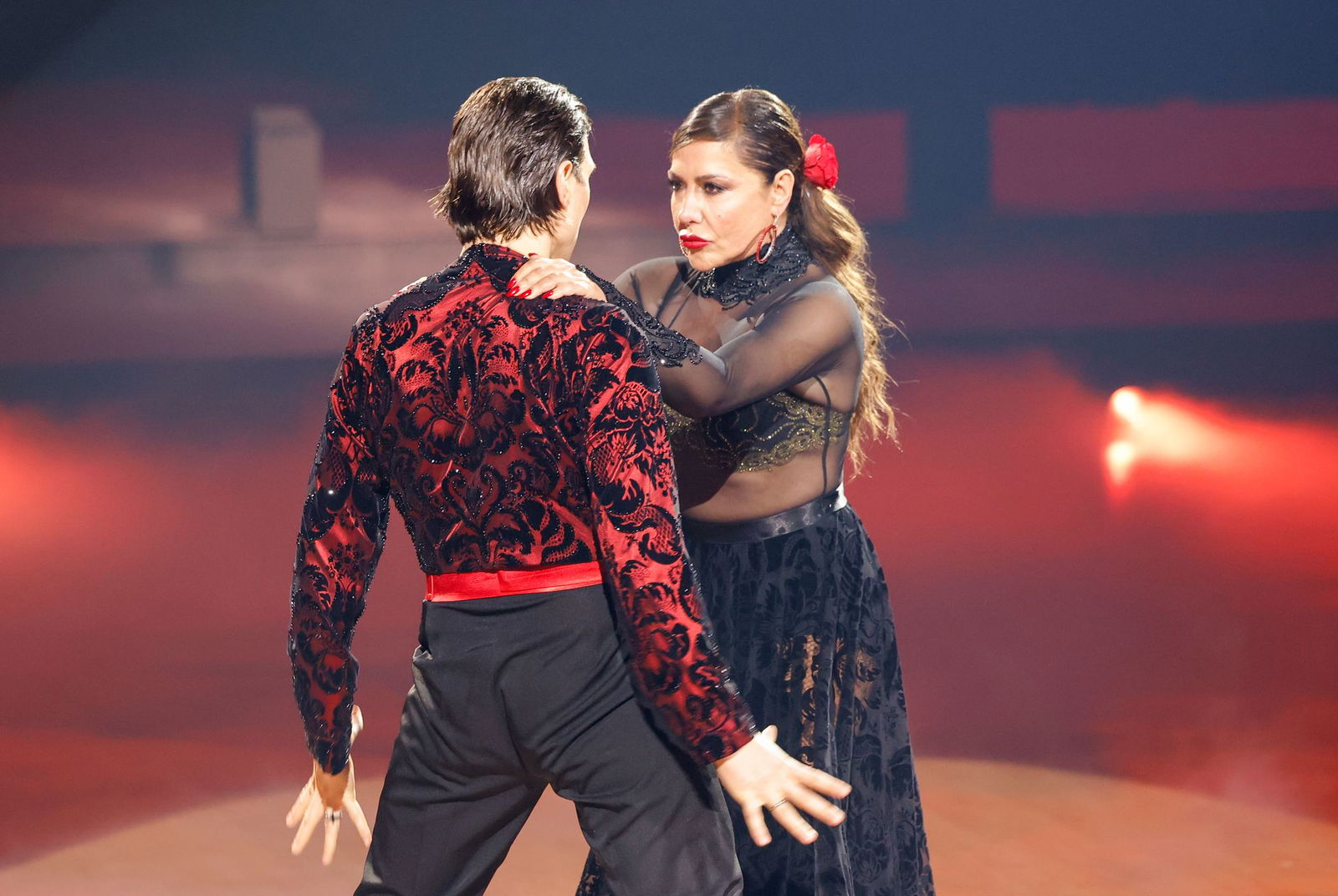 Nur 13 Jurypunkte gab es für Simone Thomalla und Evgeny Vinokurov. 