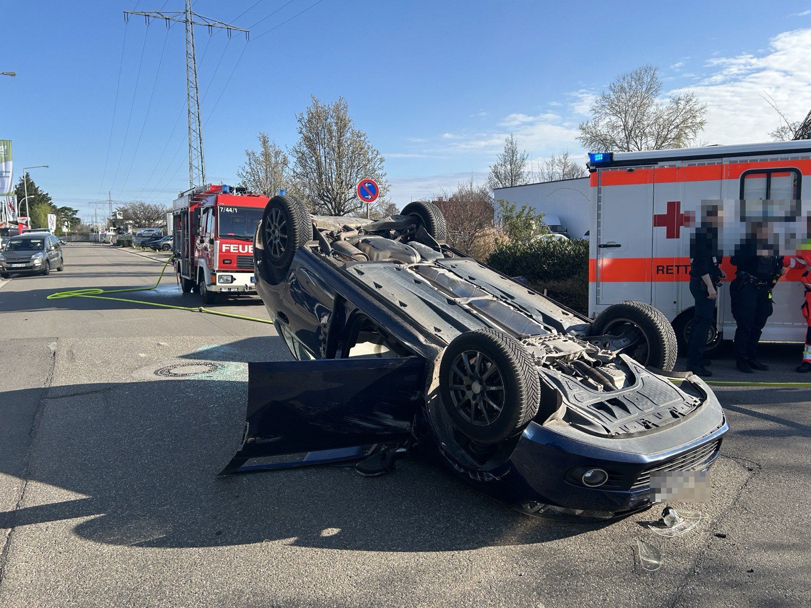 Auto in Neustadt verunfallt