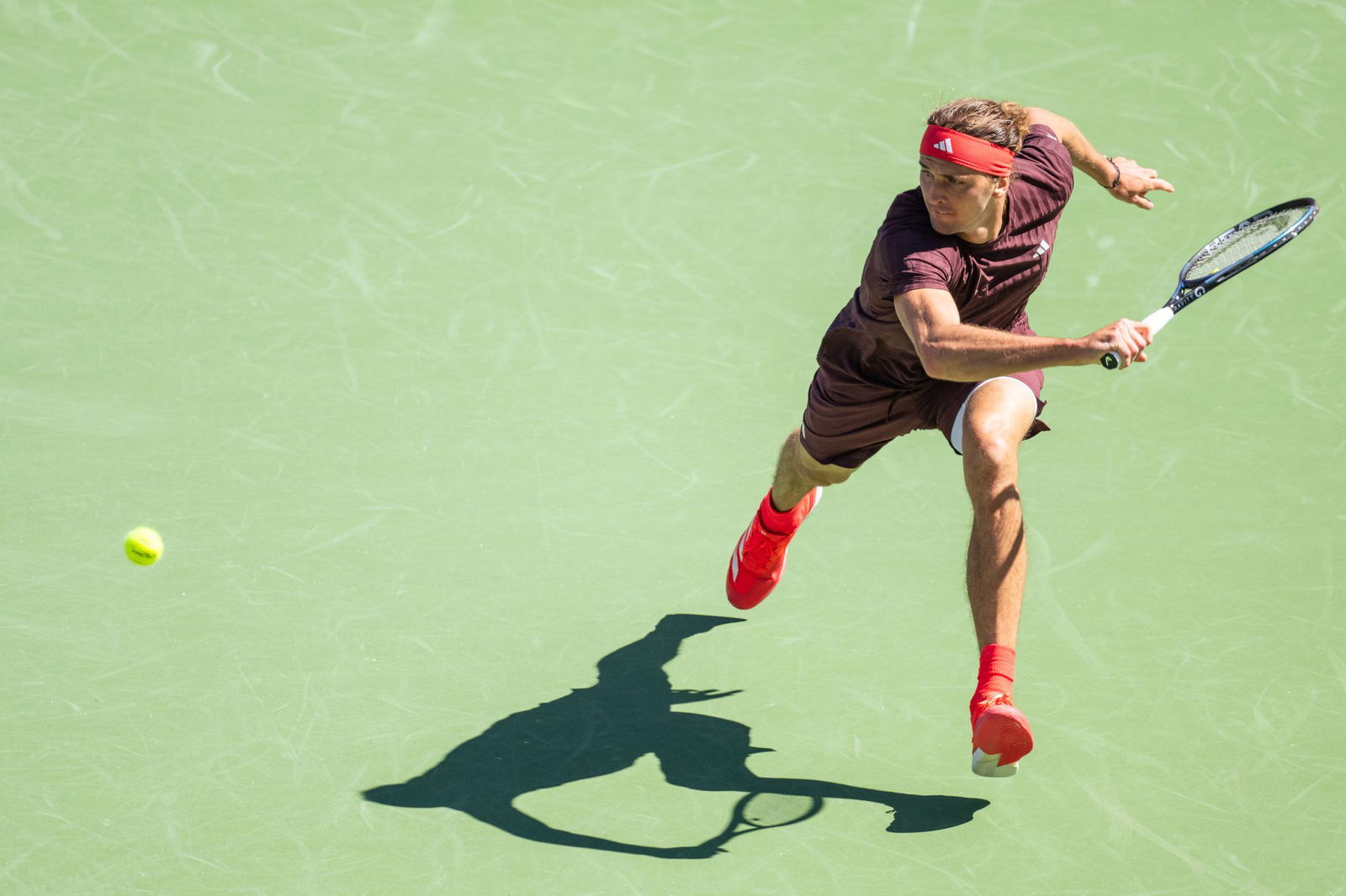 Alexander Zverev kam gegen Griekspoor nie richtig zu seinem Spiel und war oft in der Defensive. 