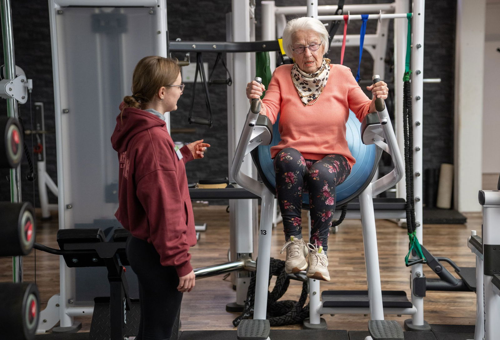 Sie gilt im Fitnessstudio als sehr ehrgeizig. (Archivbild)