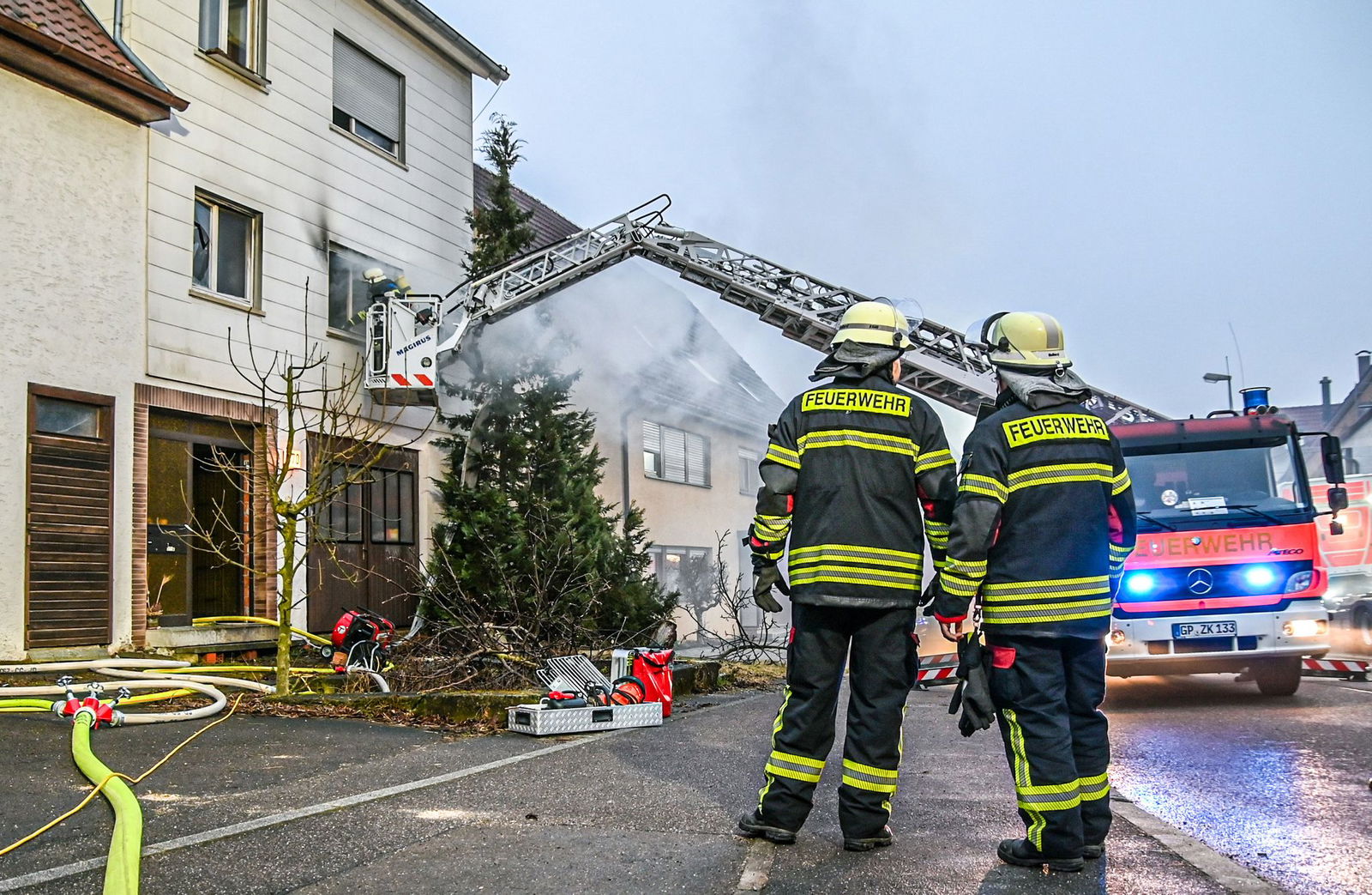 Brand in Einfamilienhaus - ein Toter