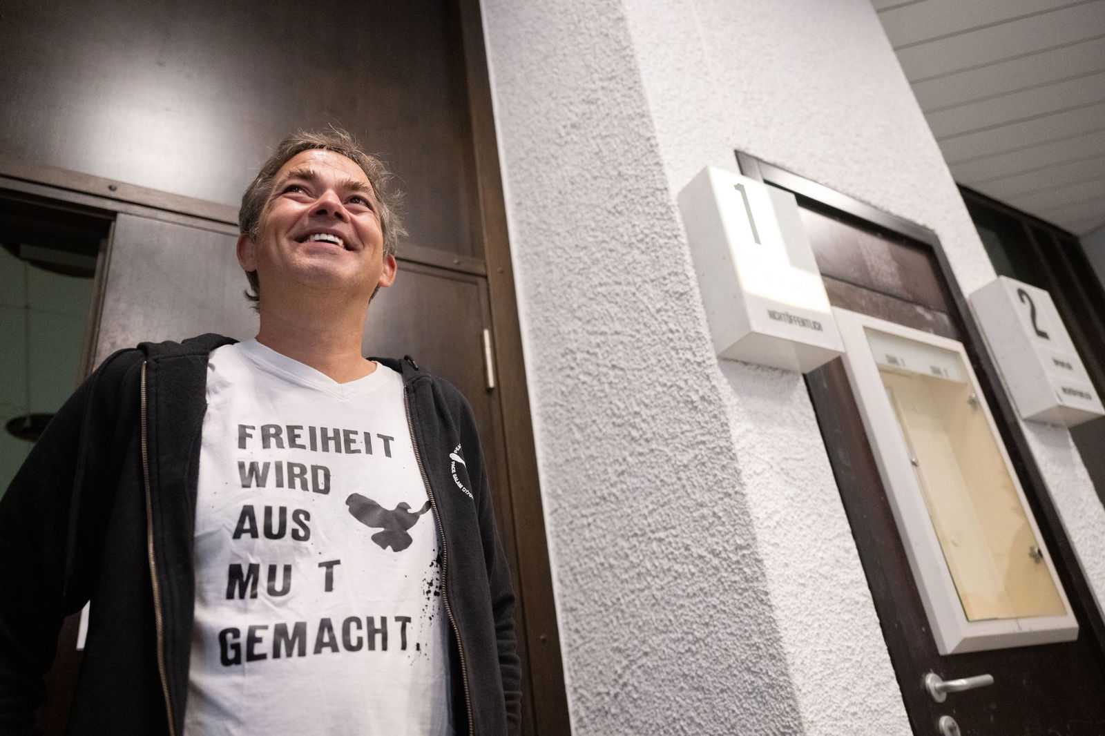 Ballweg sieht sich als Verfolgter der Justiz. 