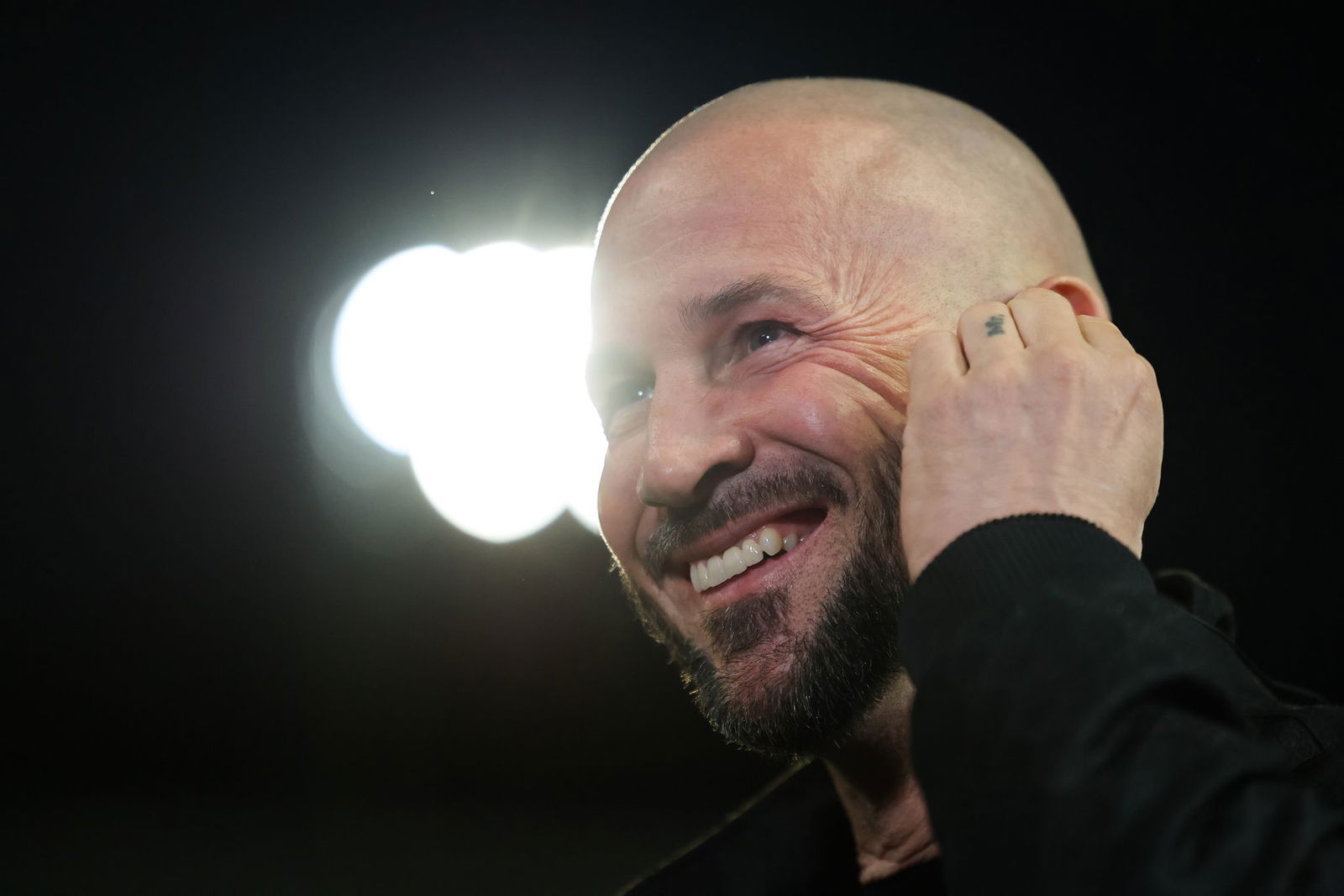 Konnte vor dem Spiel noch lächeln: Hoffenheims Trainer Christian Ilzer.