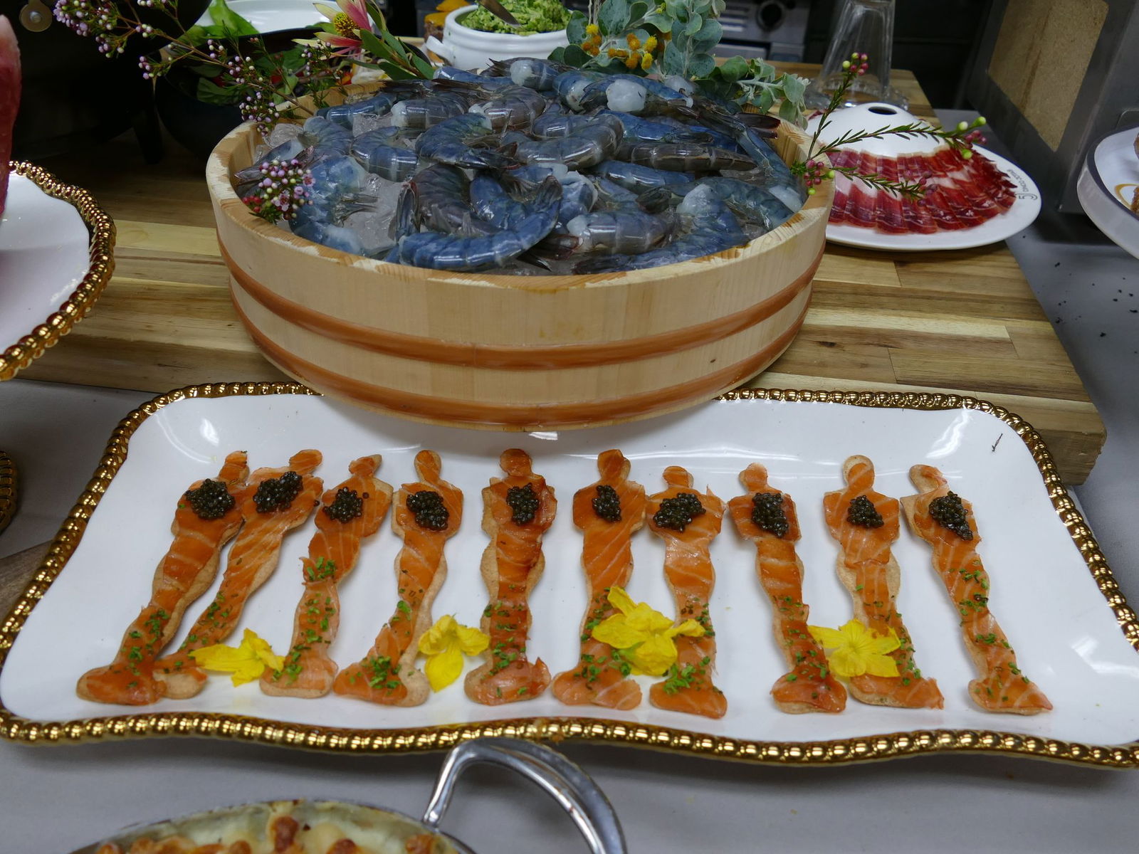 Wildlachs steht immer auf dem Menü.