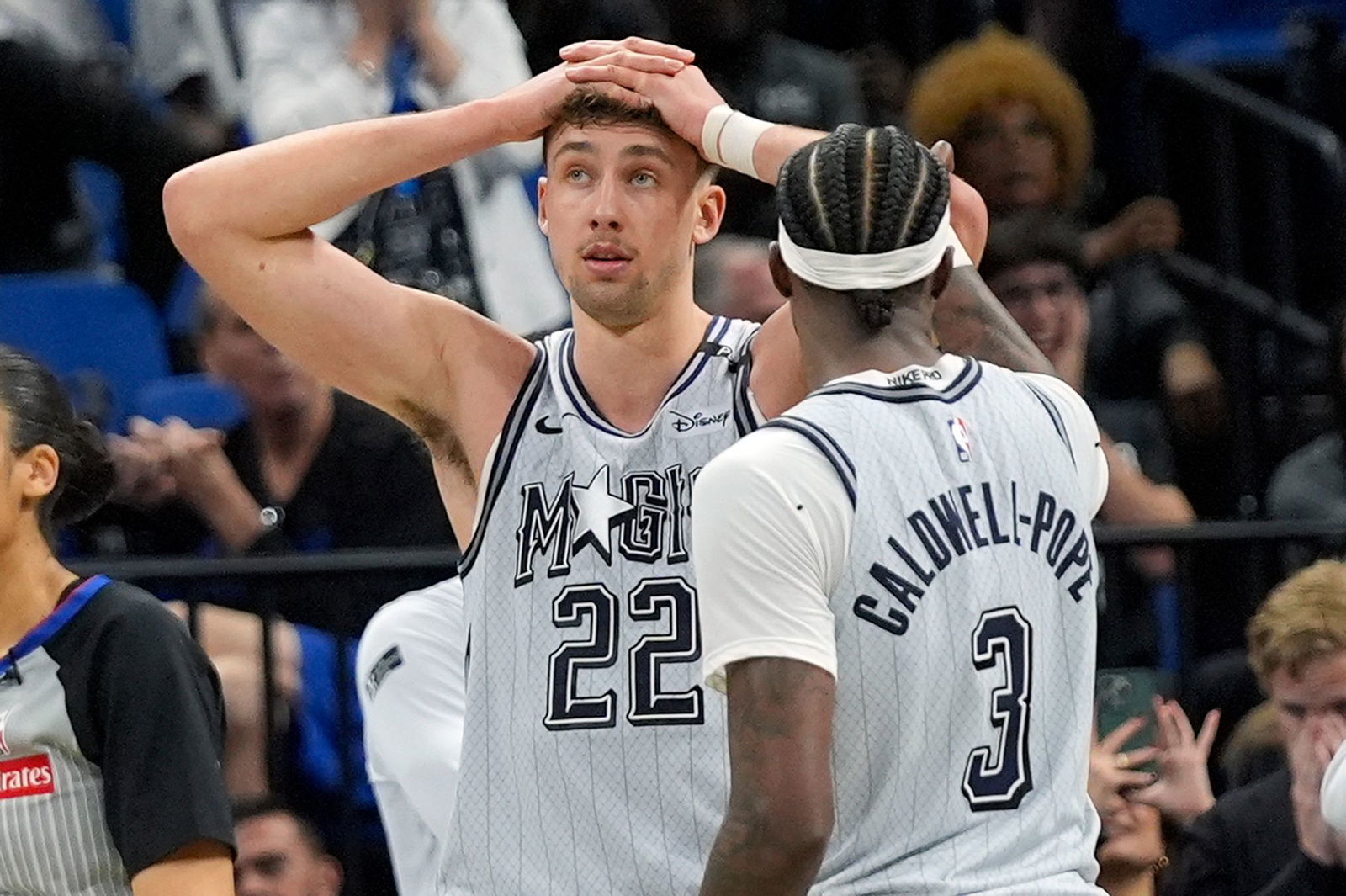 Fassungslos: Franz Wagner nach seiner vergebenen Chance auf den Ausgleich.