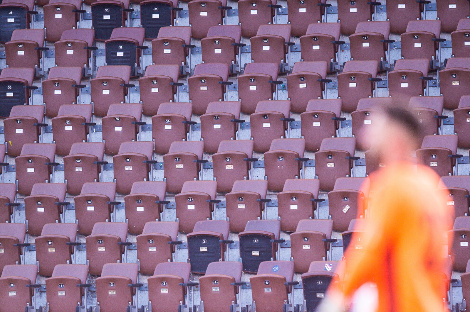 Sitze des Millnertor-Stadions in St. Pauli 
