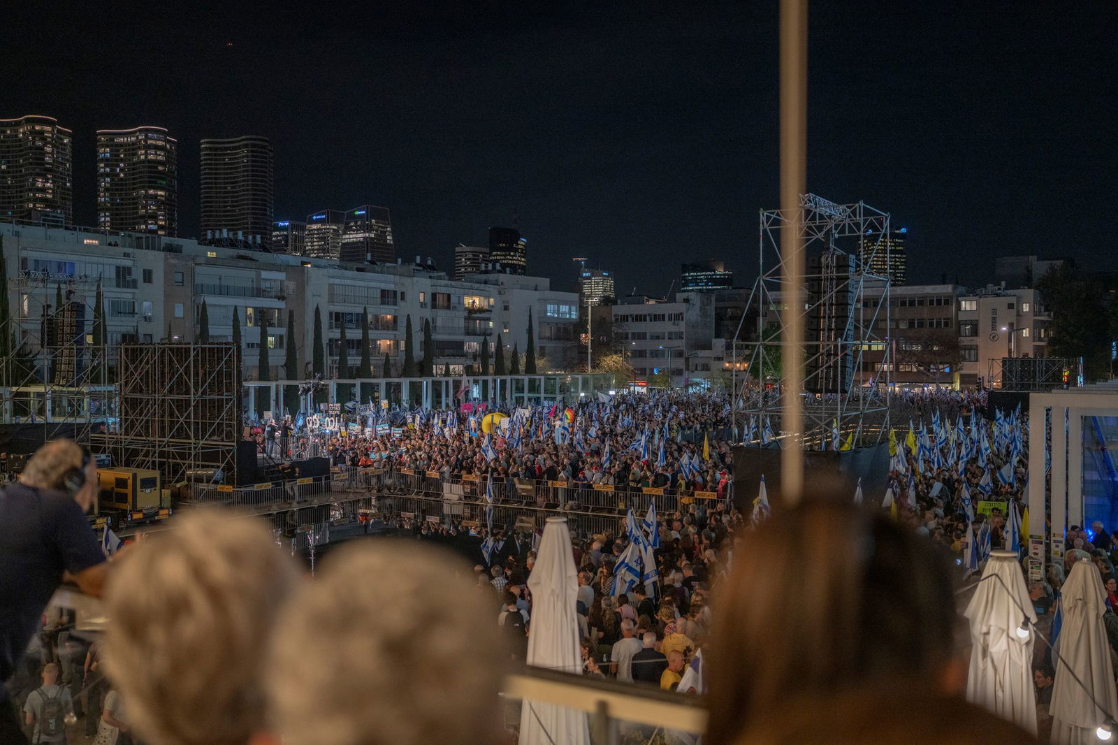 Auch in Israel dauern die Proteste an. 