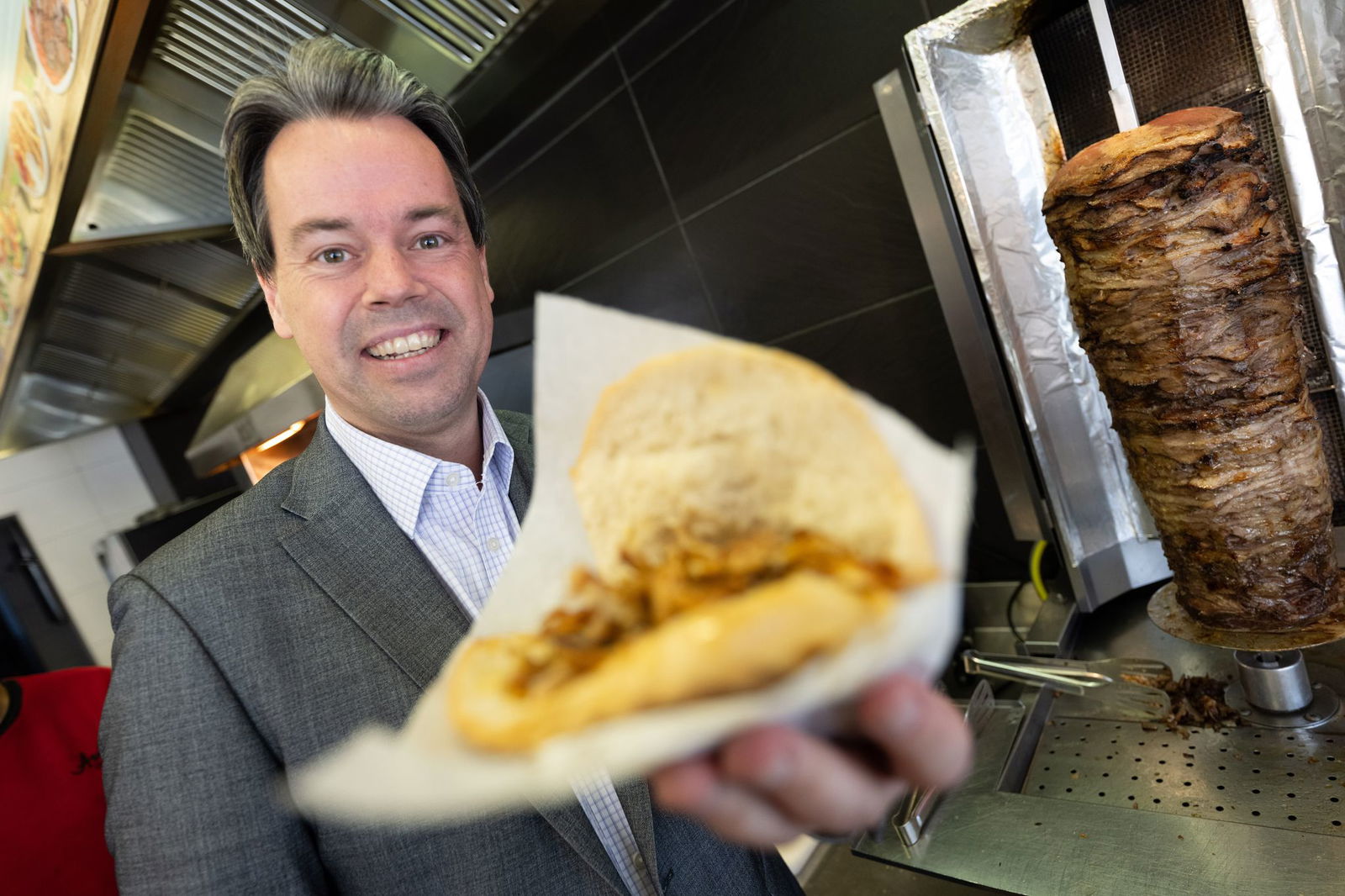 Oberbürgermeister Meyer: «Ein guter Döner geht immer.»