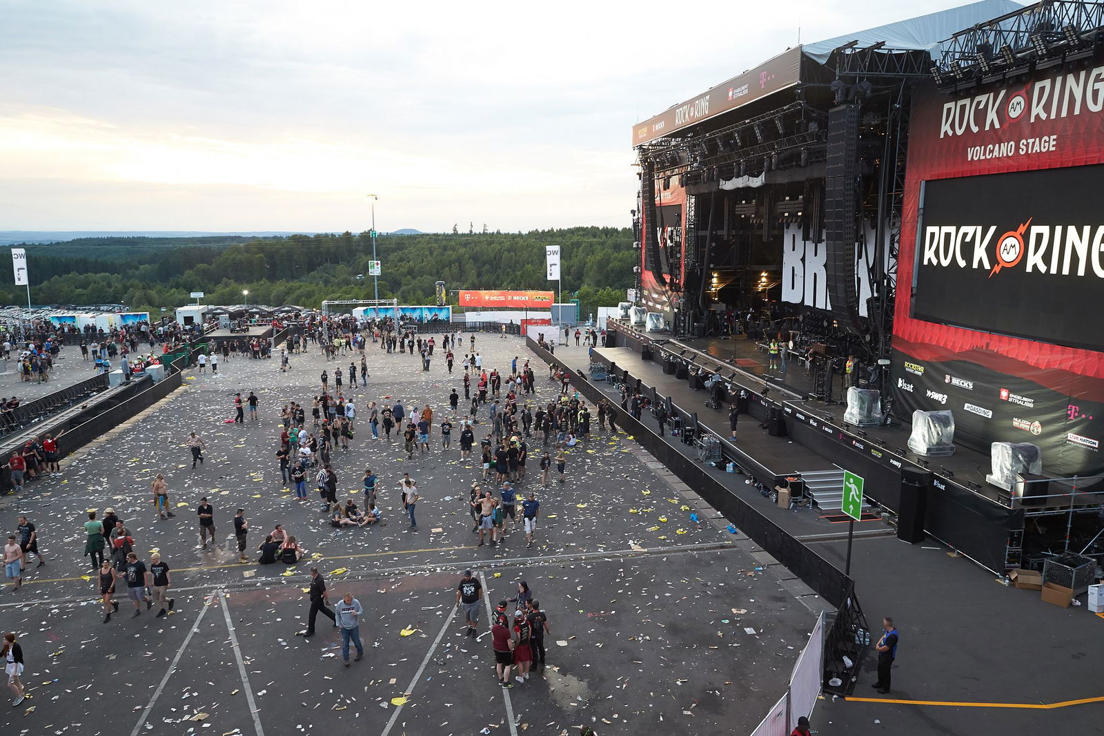 Ein Terroralarm sorgte 2017 für eine Räumung von «Rock am Ring». (Archivbild)