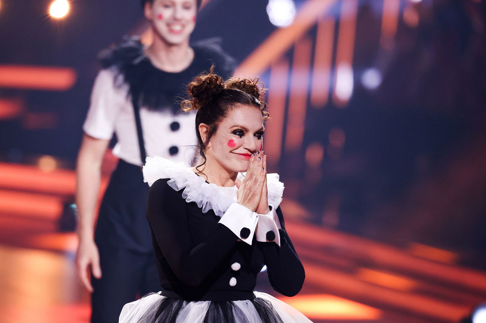 Auf Wolken: Christine Neubauer nach ihrem Auftritt.