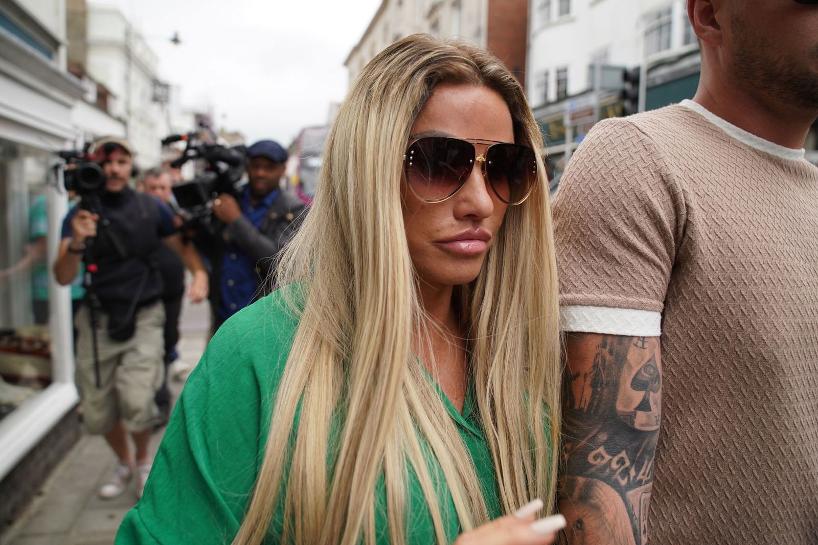 Ex-Model Katie Price hier im südenglischen Lewes im Jahr 2022. 