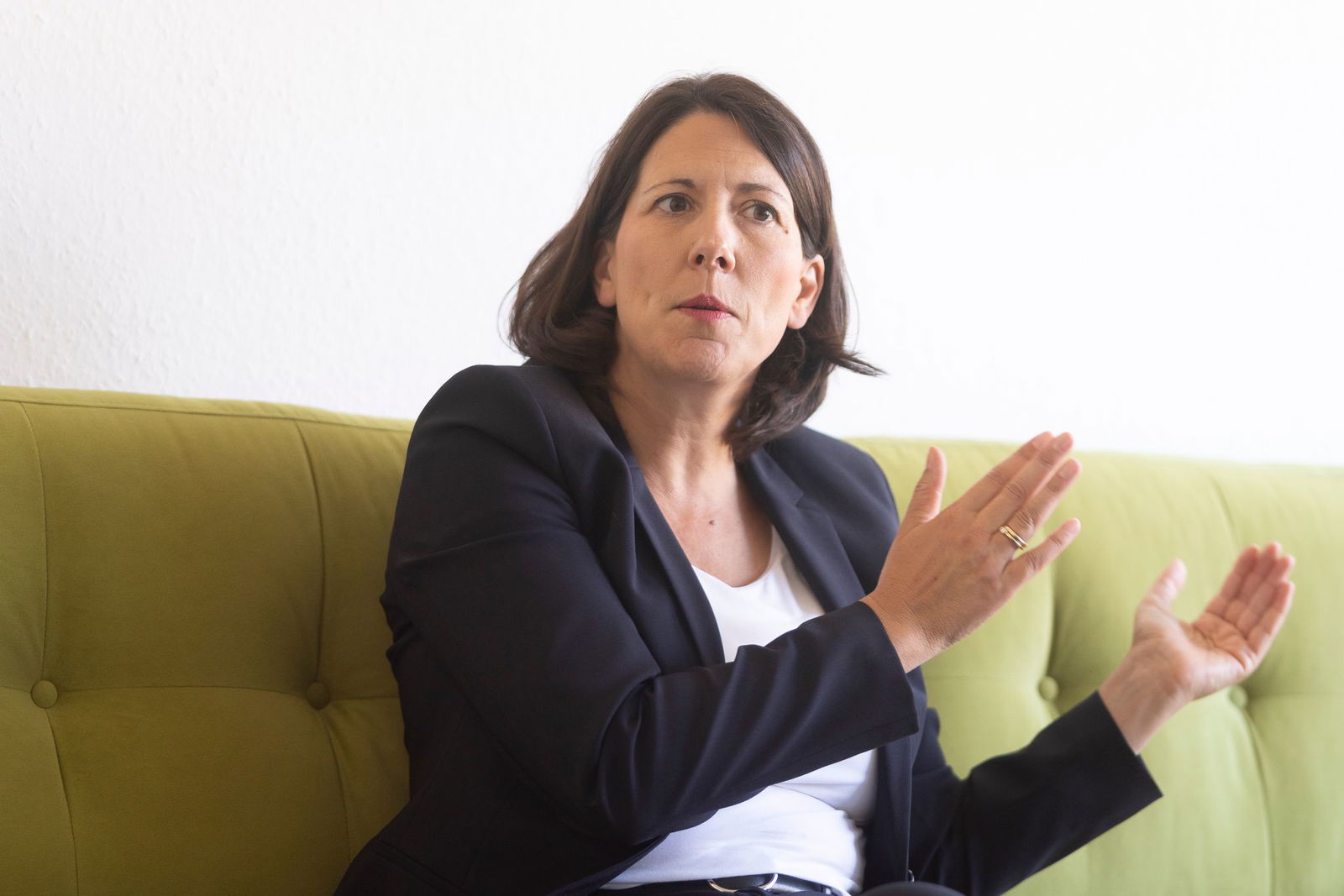 Sie möchte neue FDP-Landeschefin werden, sieht sich jetzt aber Diskussionen ausgesetzt: Daniela Schmitt (Archivbild). 