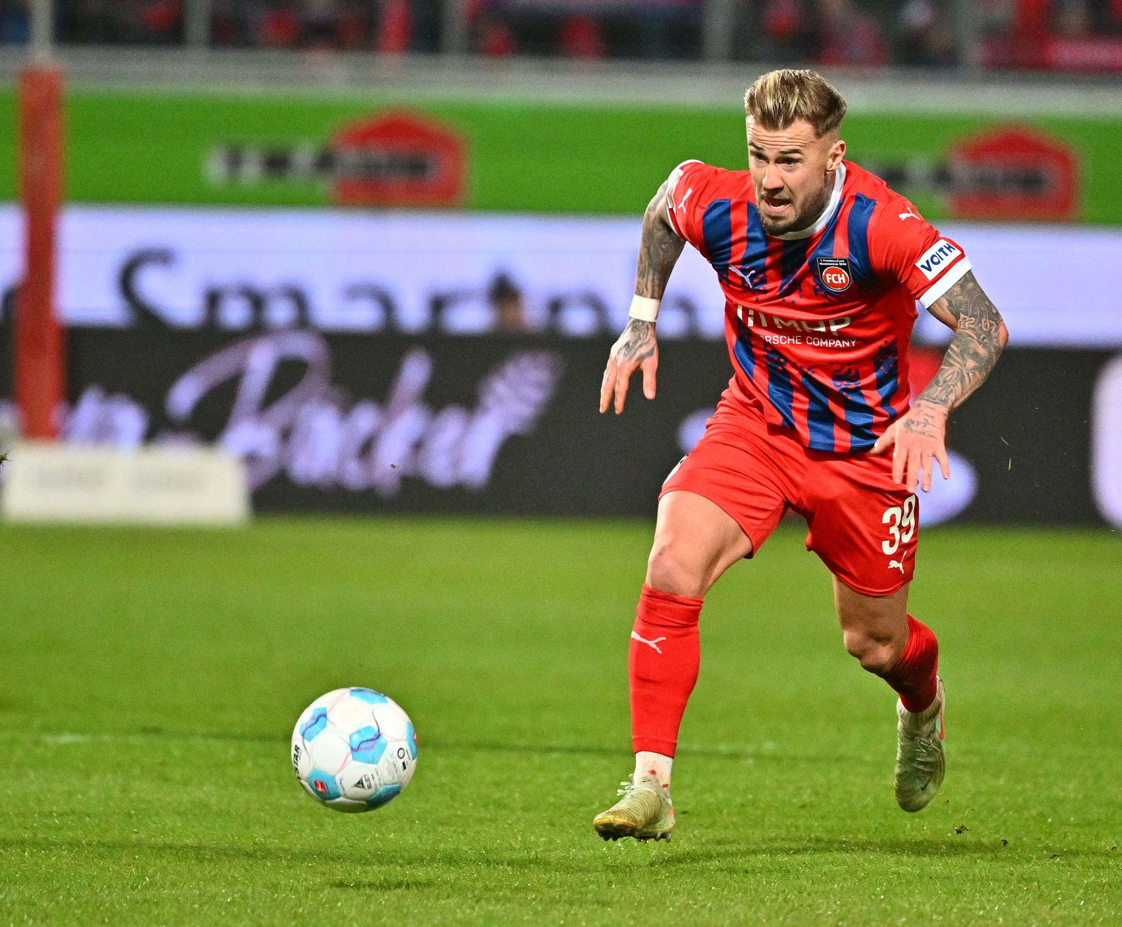 Ein emotionaler Anführer: Heidenheims Mittelfeldspieler Niklas Dorsch.