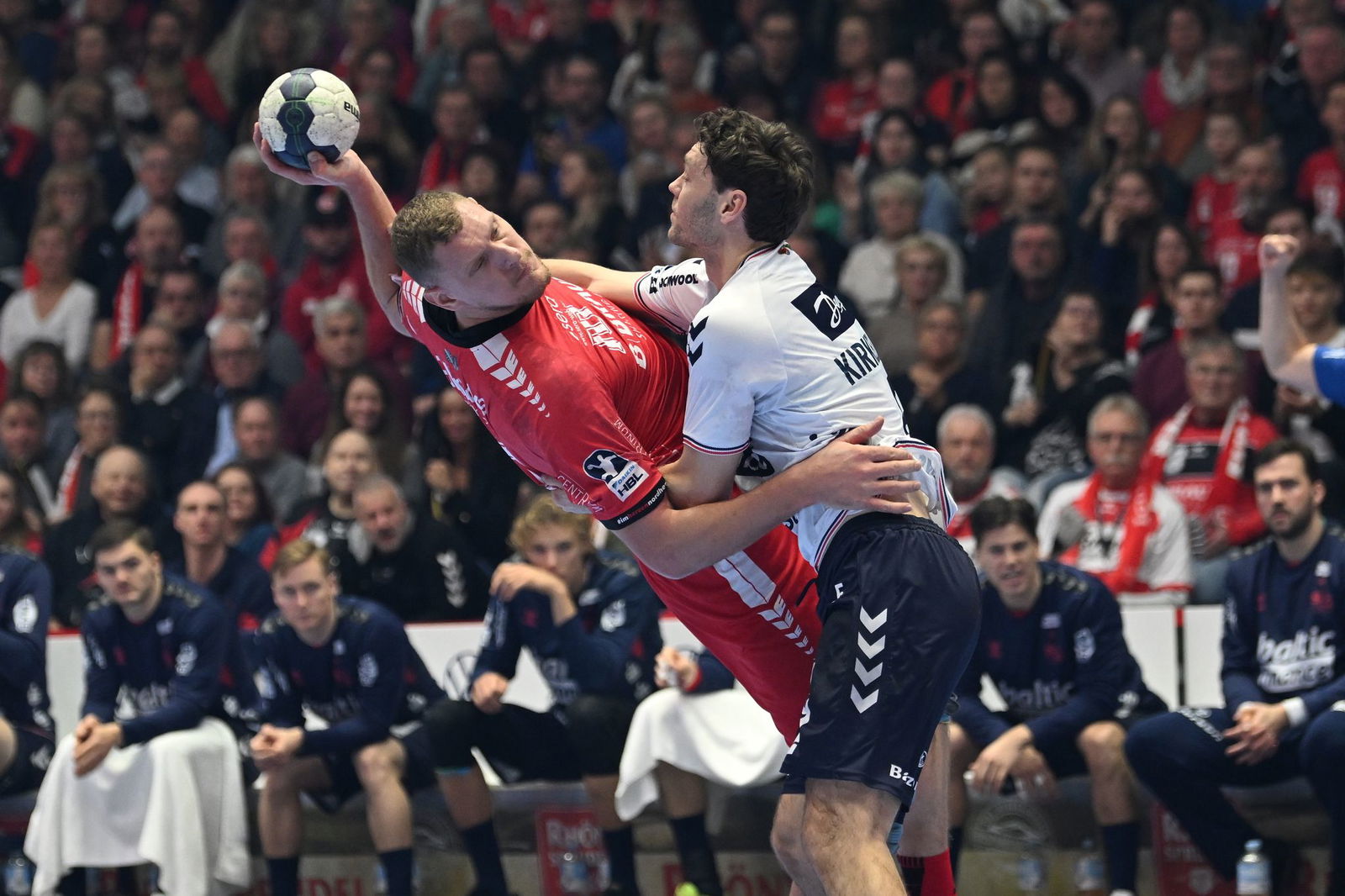 Klare Sache im Hinspiel: Melsungen gewann im November 33:24.