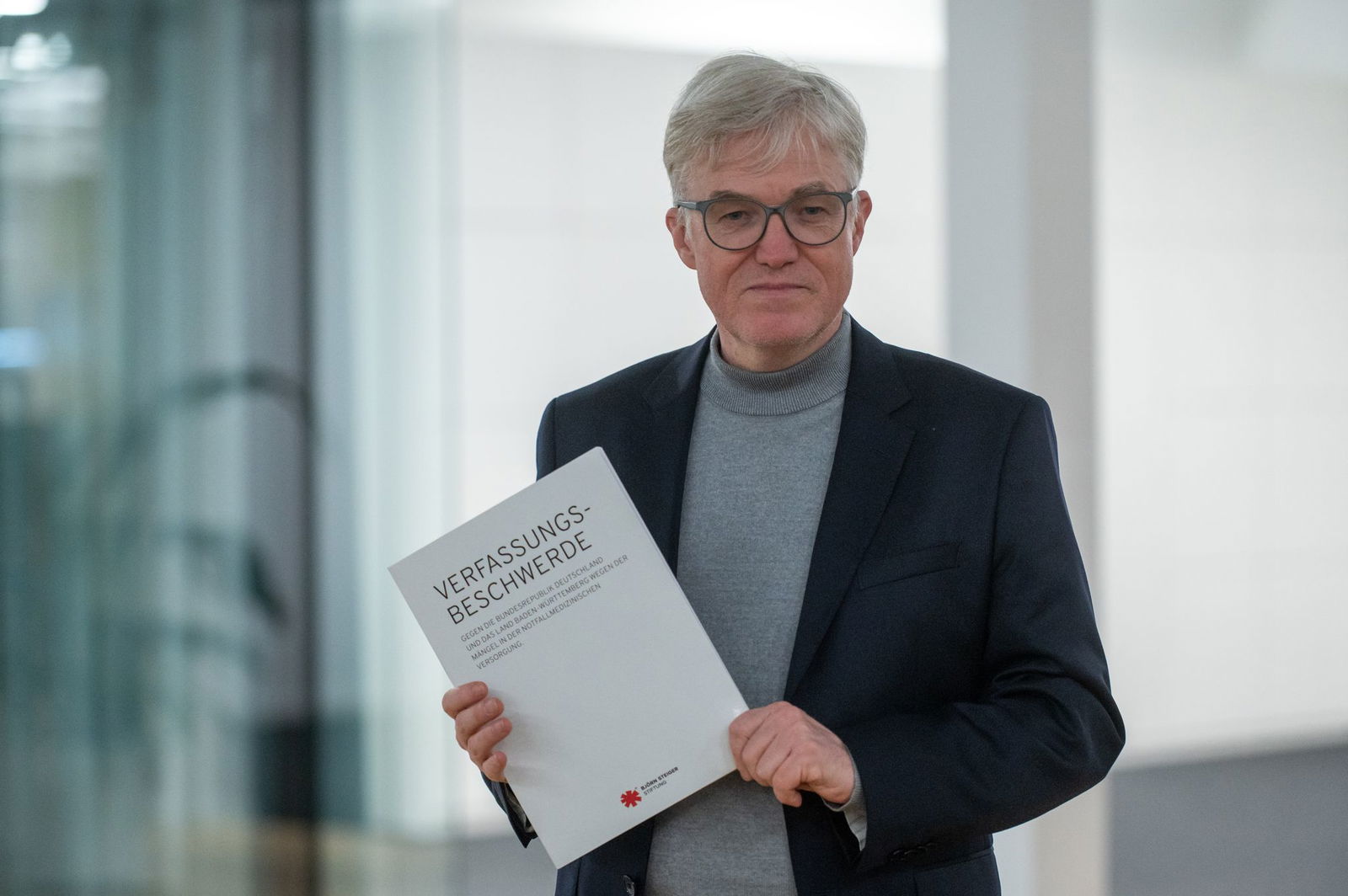 Der Präsident der Björn Steiger Stiftung, Pierre-Enric Steiger. 