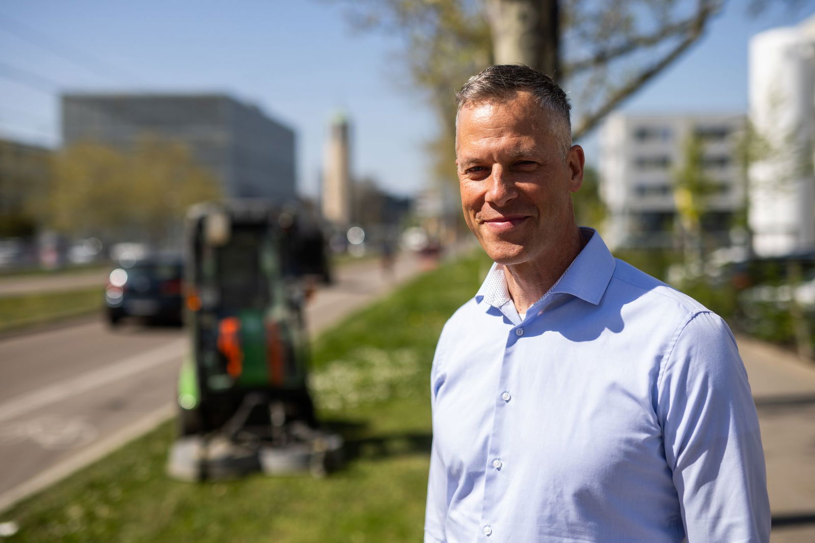 Verbalattacken gegen seine Mitarbeiter kommen häufig vor: Frank Uekermann, Amtsleiter des Garten- und Tiefbauamts der Stadt Freiburg.