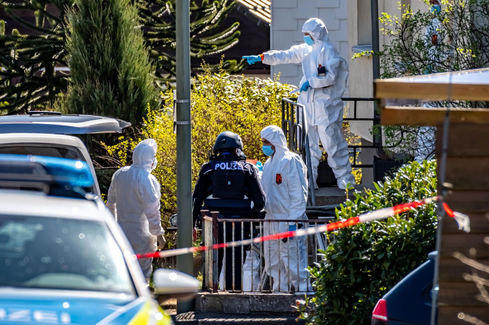 Der Verdächtige steht im Verdacht die Familie getötet zu haben.