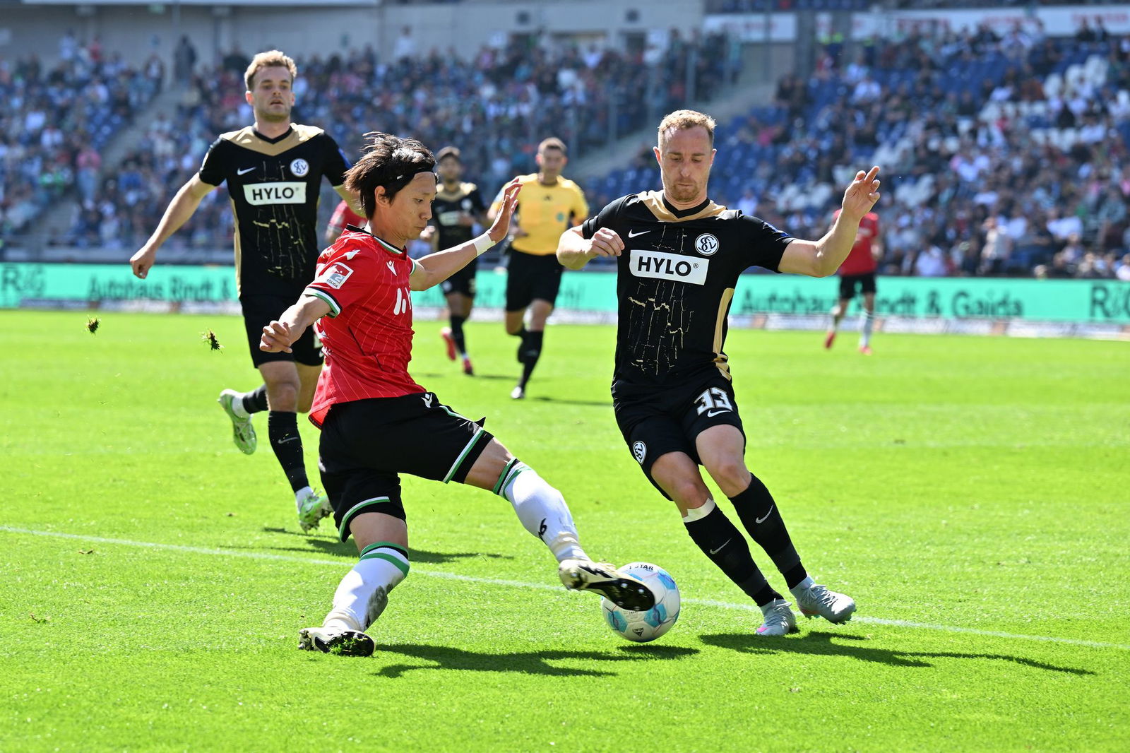 Bald spielt Elversbergs Maurice Neubauer selbst in Hannover. 