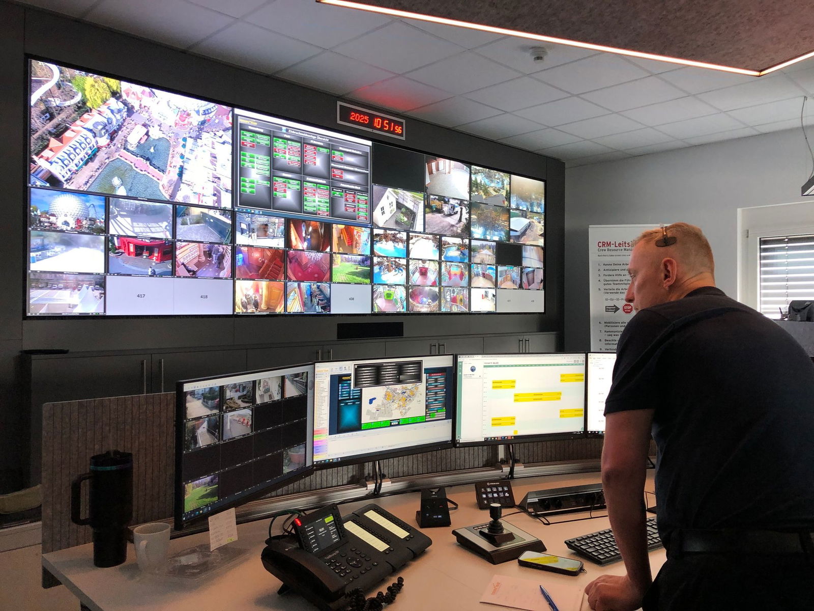 Im Europa-Park sind fast 1.000 Kameras installiert. 