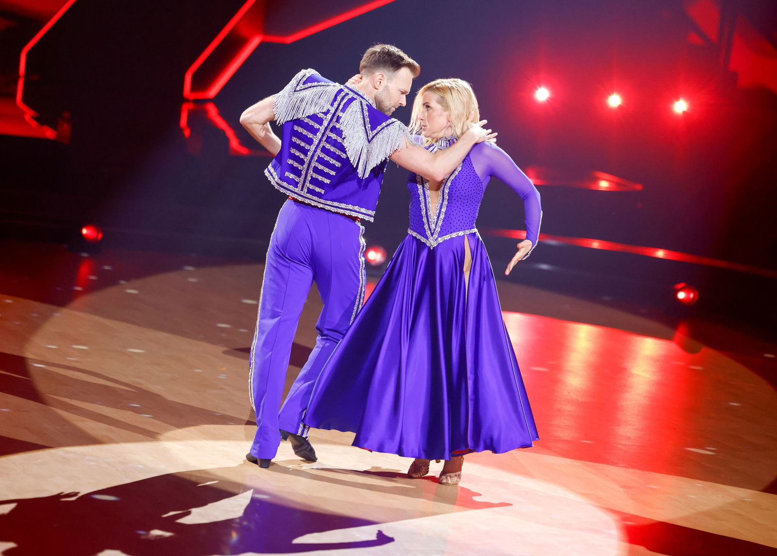 Jeanette Biedermann konnte zwar die Jury überzeugen, schied aber trotzdem aus.