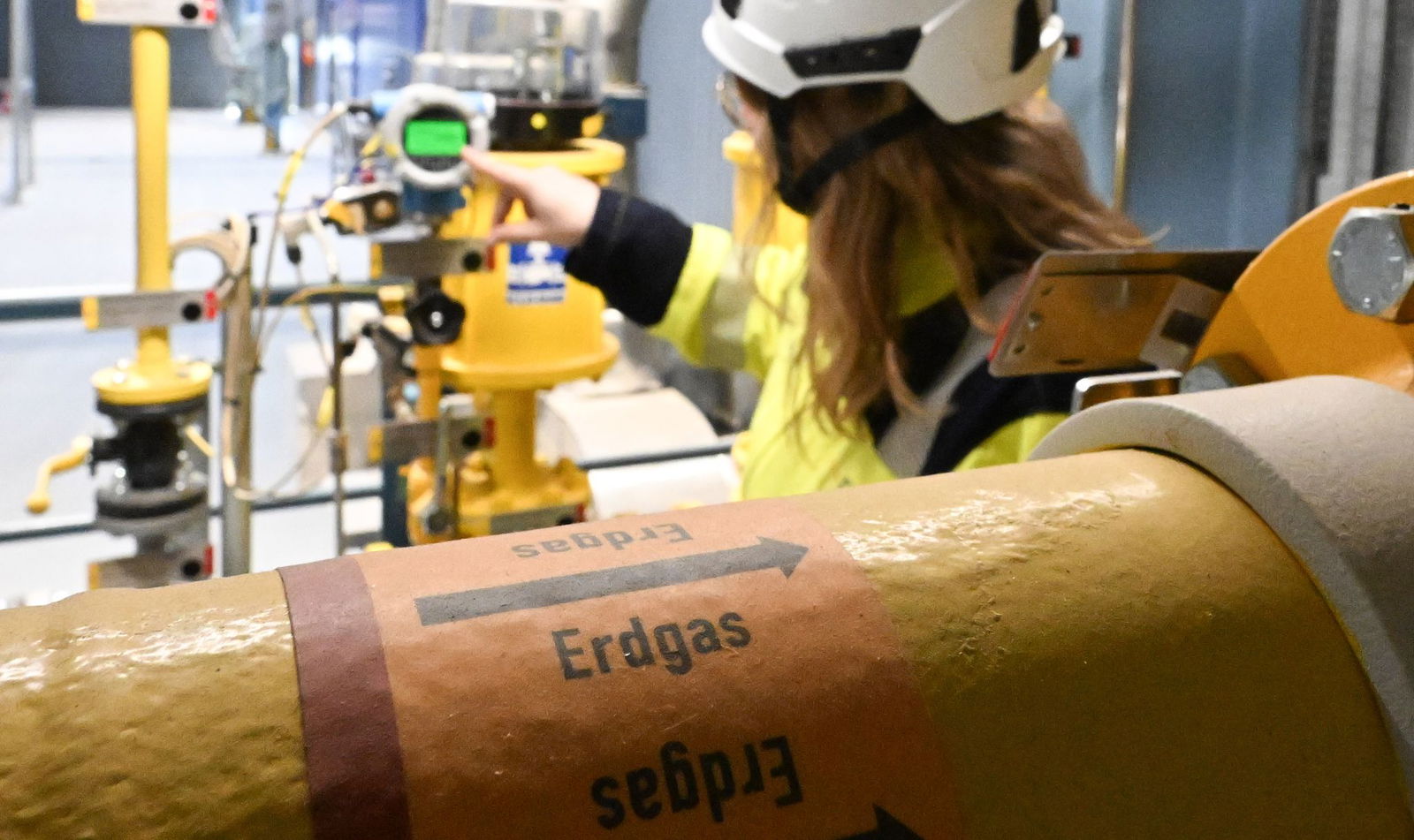 Noch wird das Kraftwerk mit Erdgas betrieben. In den 2030er Jahren soll die Umstellung auf Wasserstoff erfolgen.