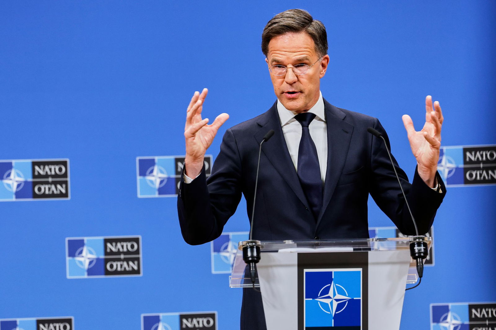 Nato-Chef Rutte warnt vor russischen Atomwaffen im Weltall, die Satelliten abschießen könnten. (Archivbild)