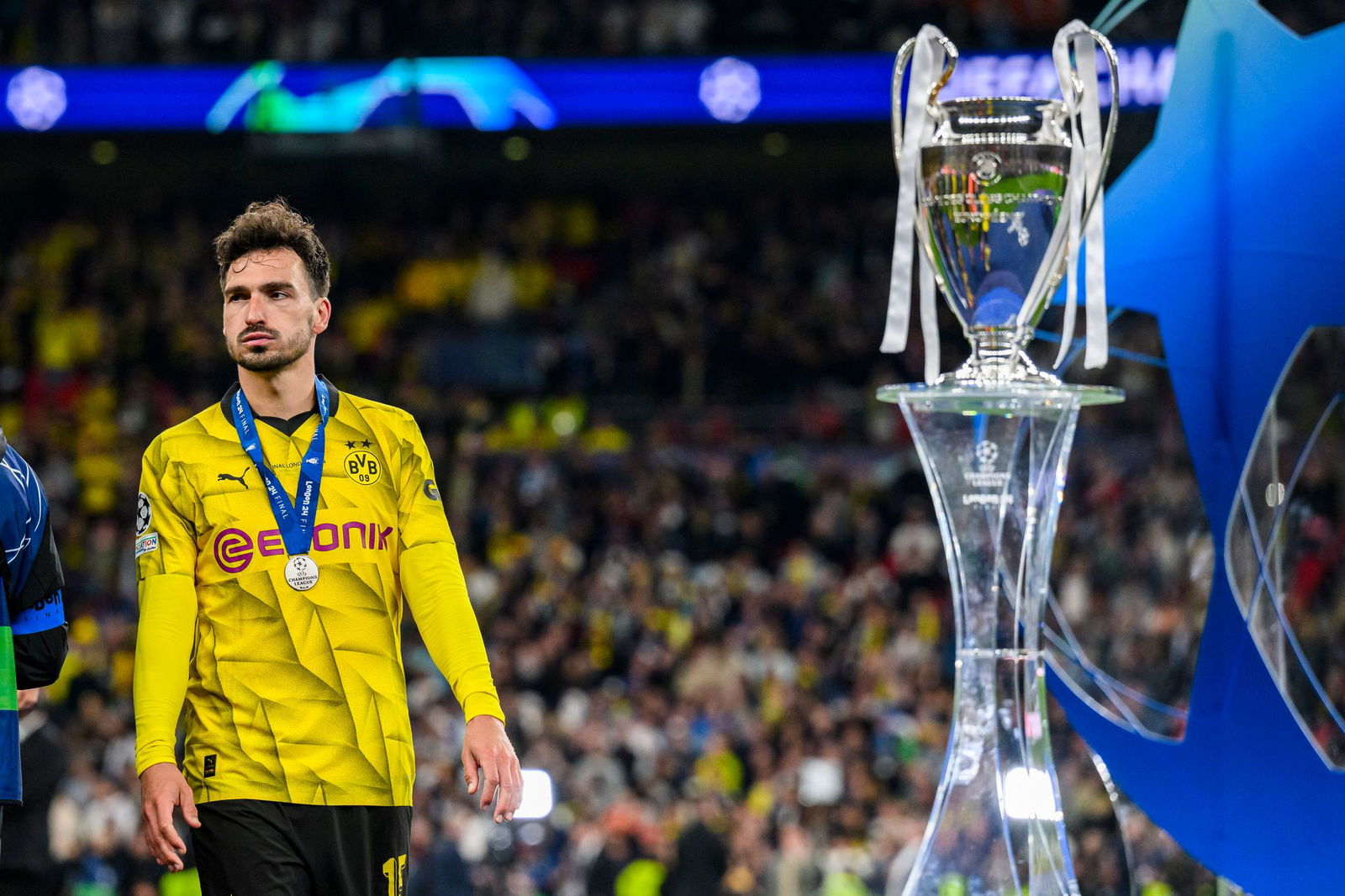 Enttäuschungen: Mats Hummels unterlag mit dem BVB zweimal im Champions-League-Finale - 2013 und 2024.