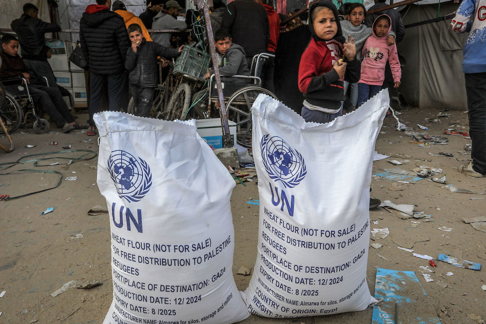 Das Palästinenserhilfswerk kann kaum noch Lebensmittel verteilen. (Archivbild)