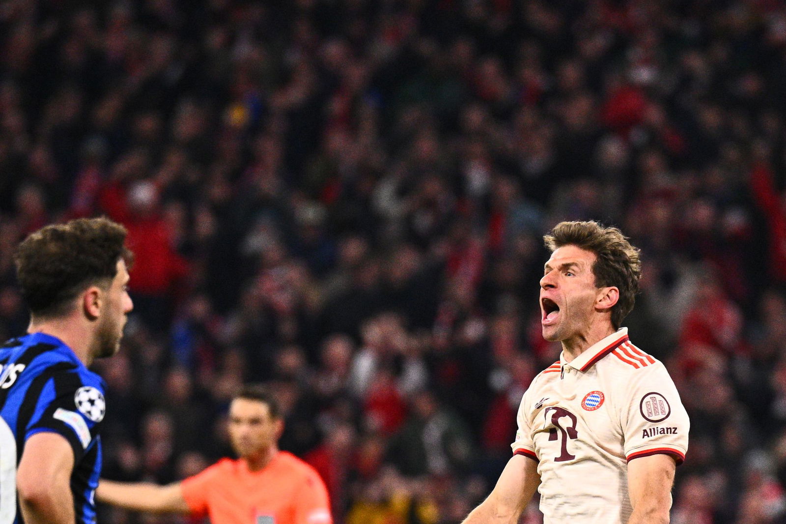 Große Gefühls-Explosion: Thomas Müller nach seinem Tor zum 1:1.