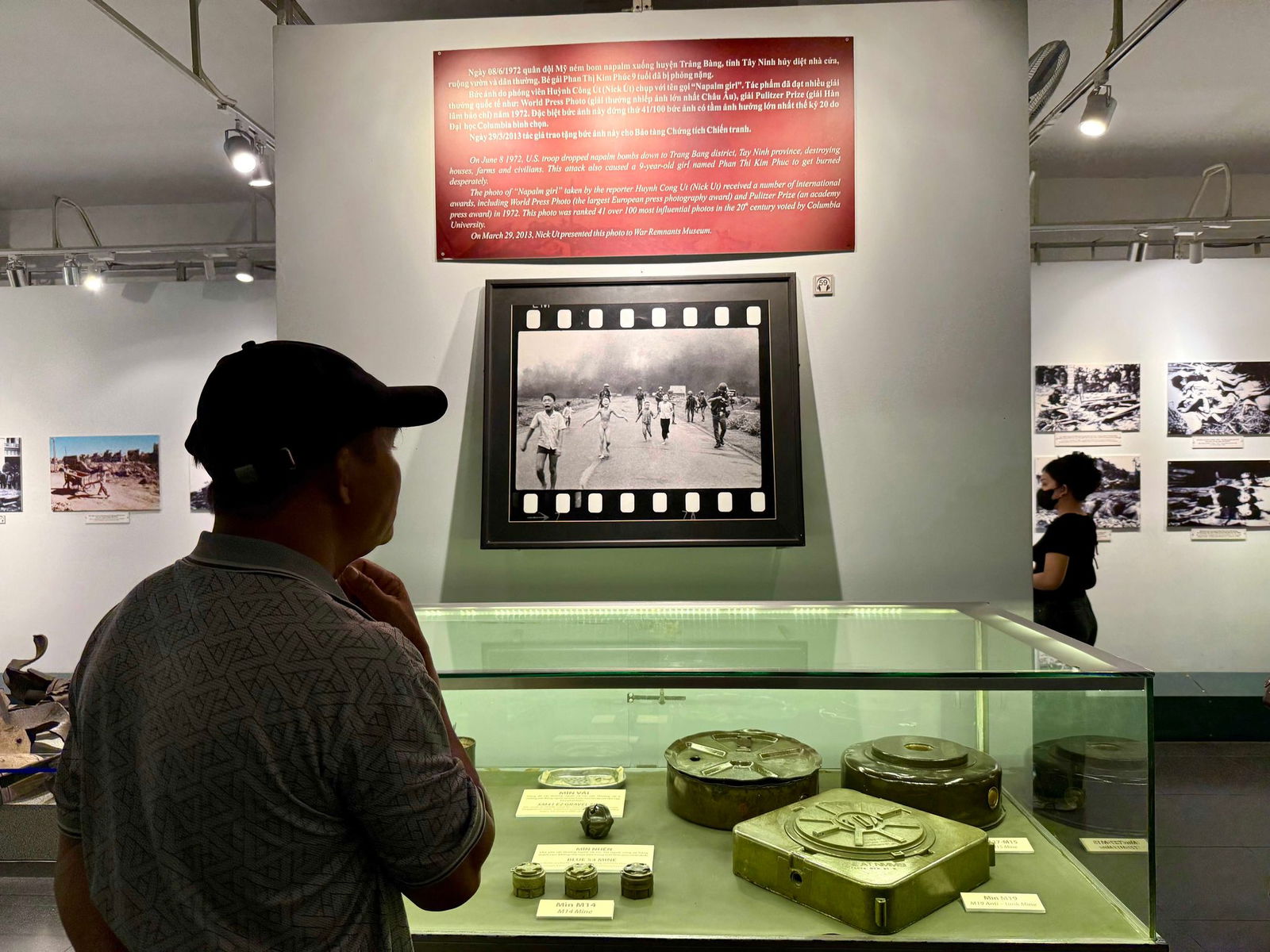 «Napalm Girl»: Die Fotografie von Pulitzer-Preisträger Nick Ut ist weltberühmt und ist im Kriegsmuseum von Ho-Chi-Minh-Stadt ausgestellt.