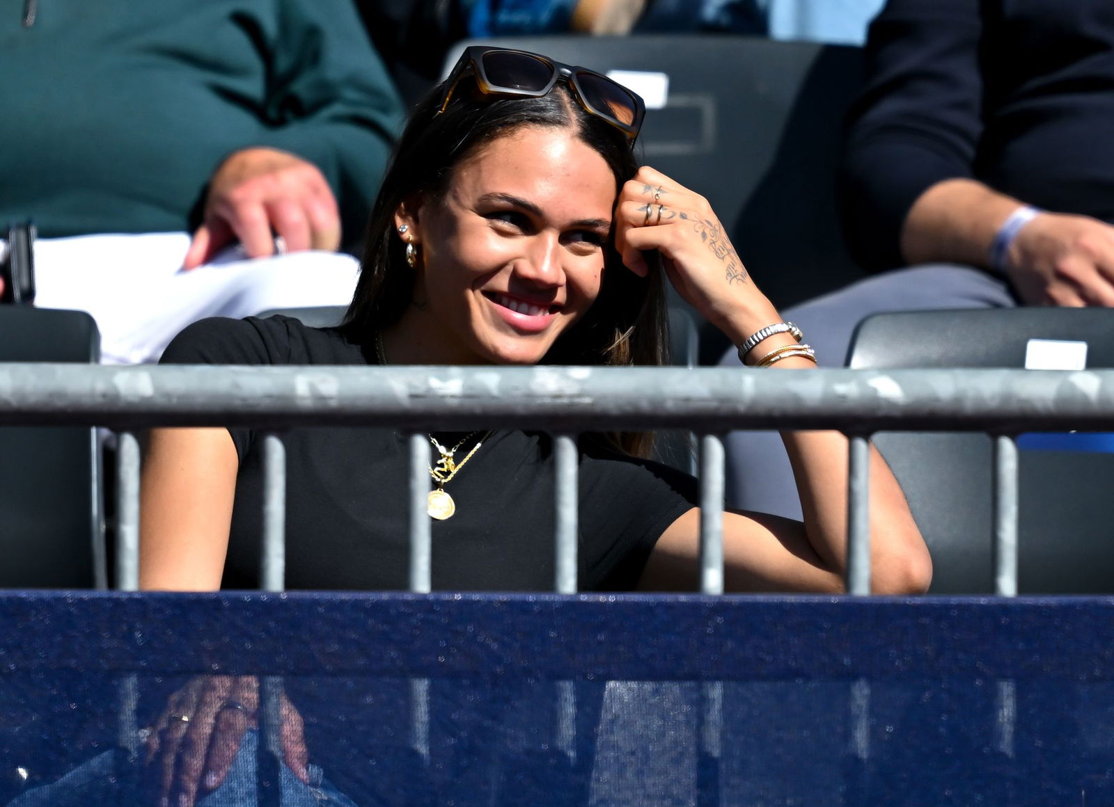 Freute sich mit ihrem Freund: Trinity Rodman, US-Fußballerin und Tochter von NBA-Legende Dennis Rodman.