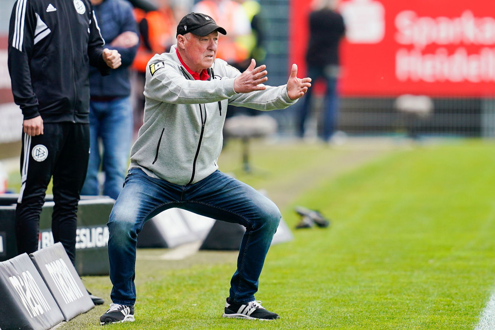 Voller Einsatz, aber ohne Erfolg: Gerhard Kleppinger.