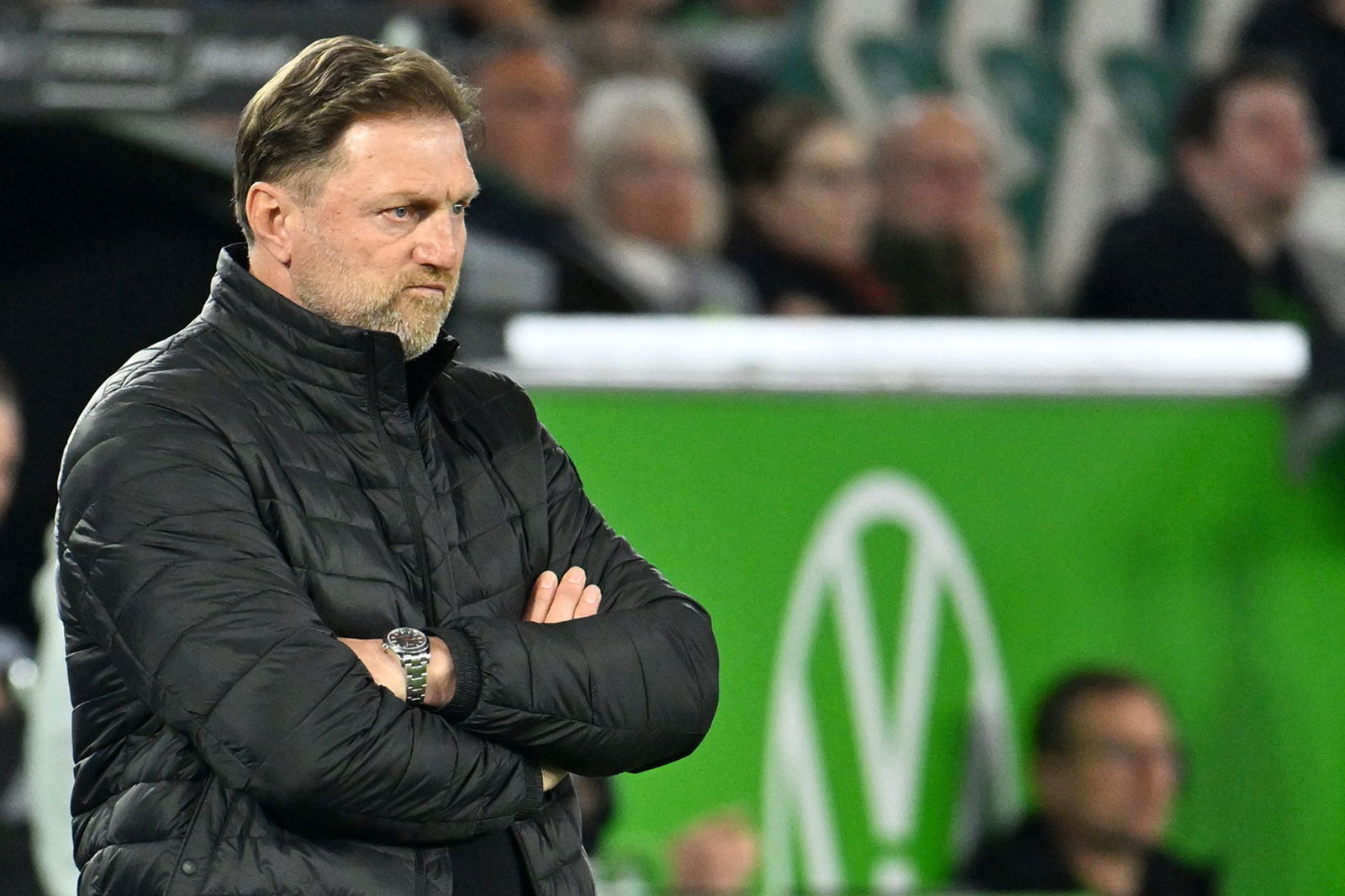 Frust pur bei Wolfsburgs Trainer Ralph Hasenhüttl.