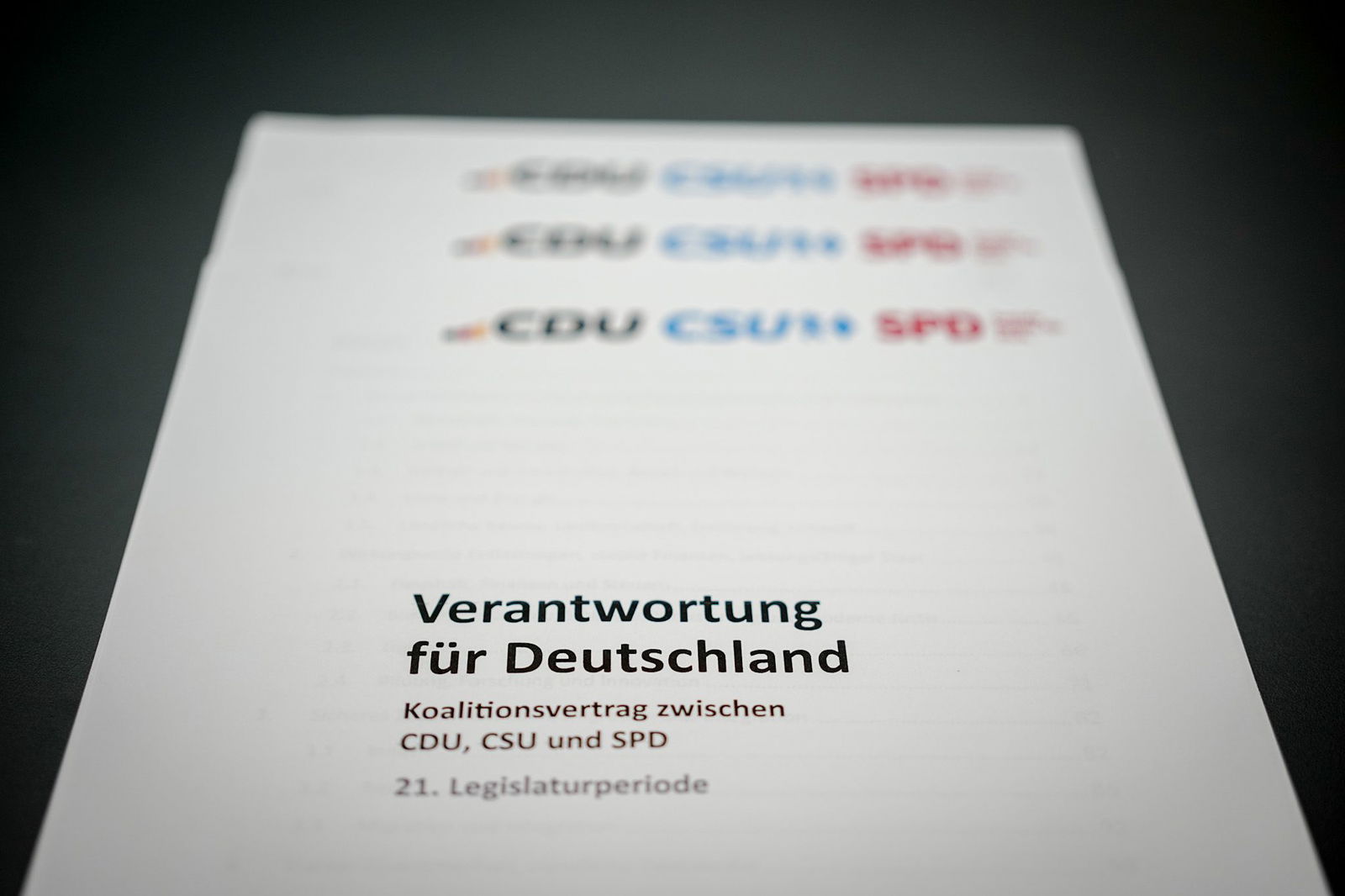 Am Montag stimmt die CDU über den Koalitionsvertrag mit der SPD ab. (Symbolbild)