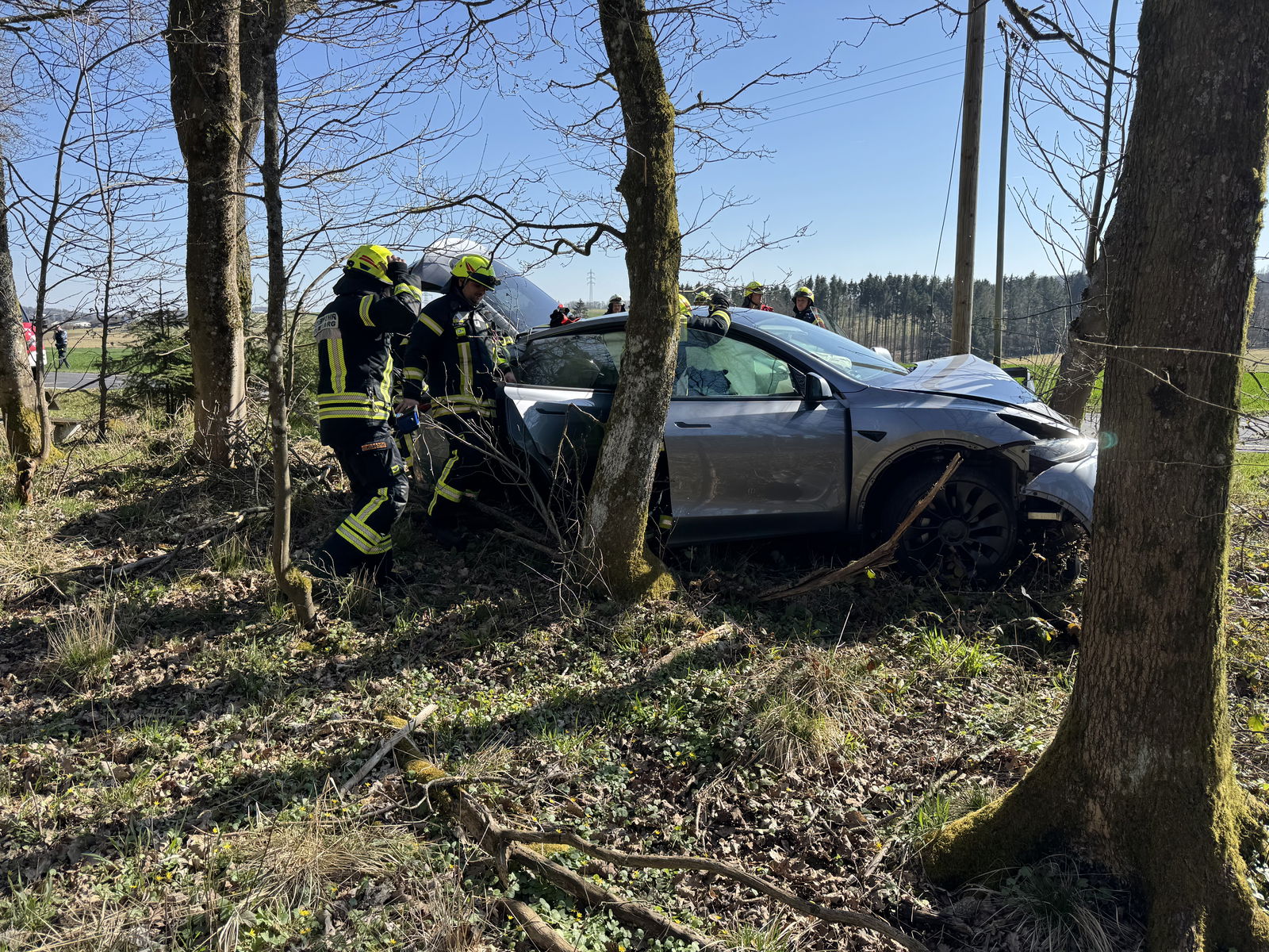 Unfall mit Mutter und Kind in Kaden