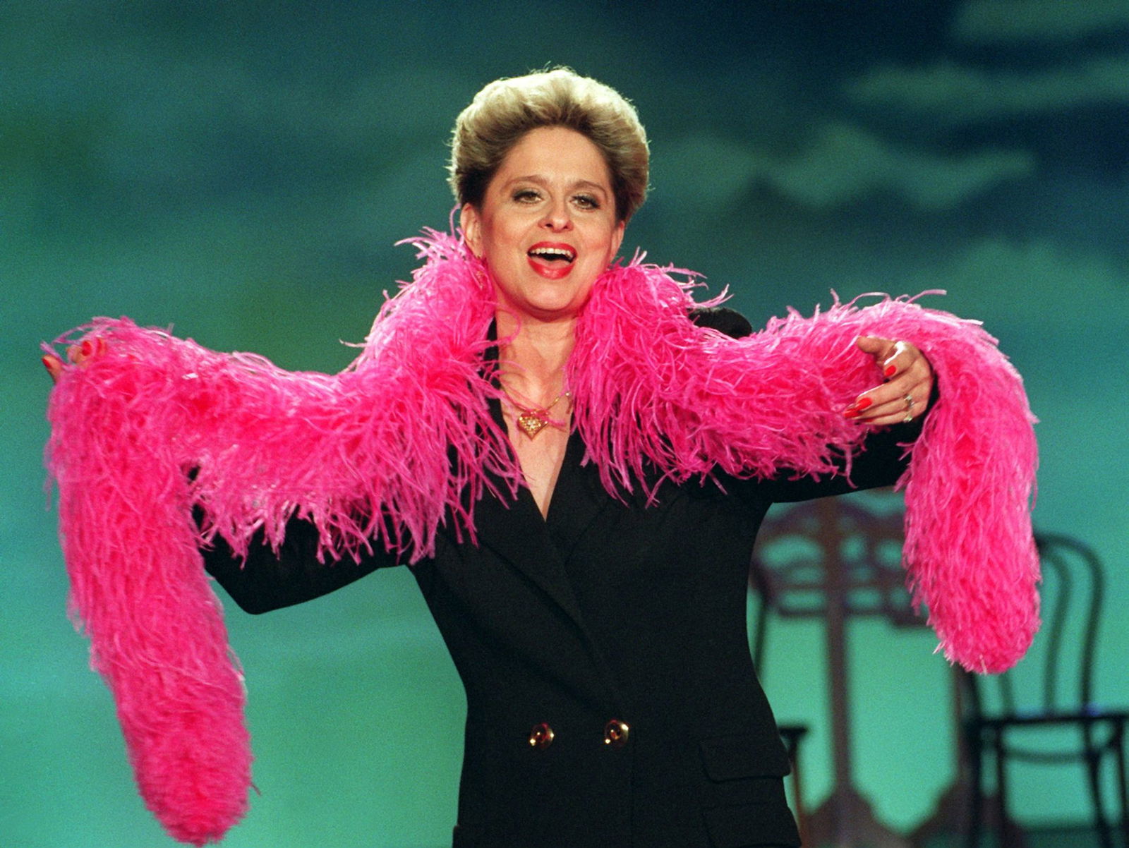 1993 präsentierte Dagmar Frederic die MDR-Fernsehrevue «Meine Show». (Archivbild)