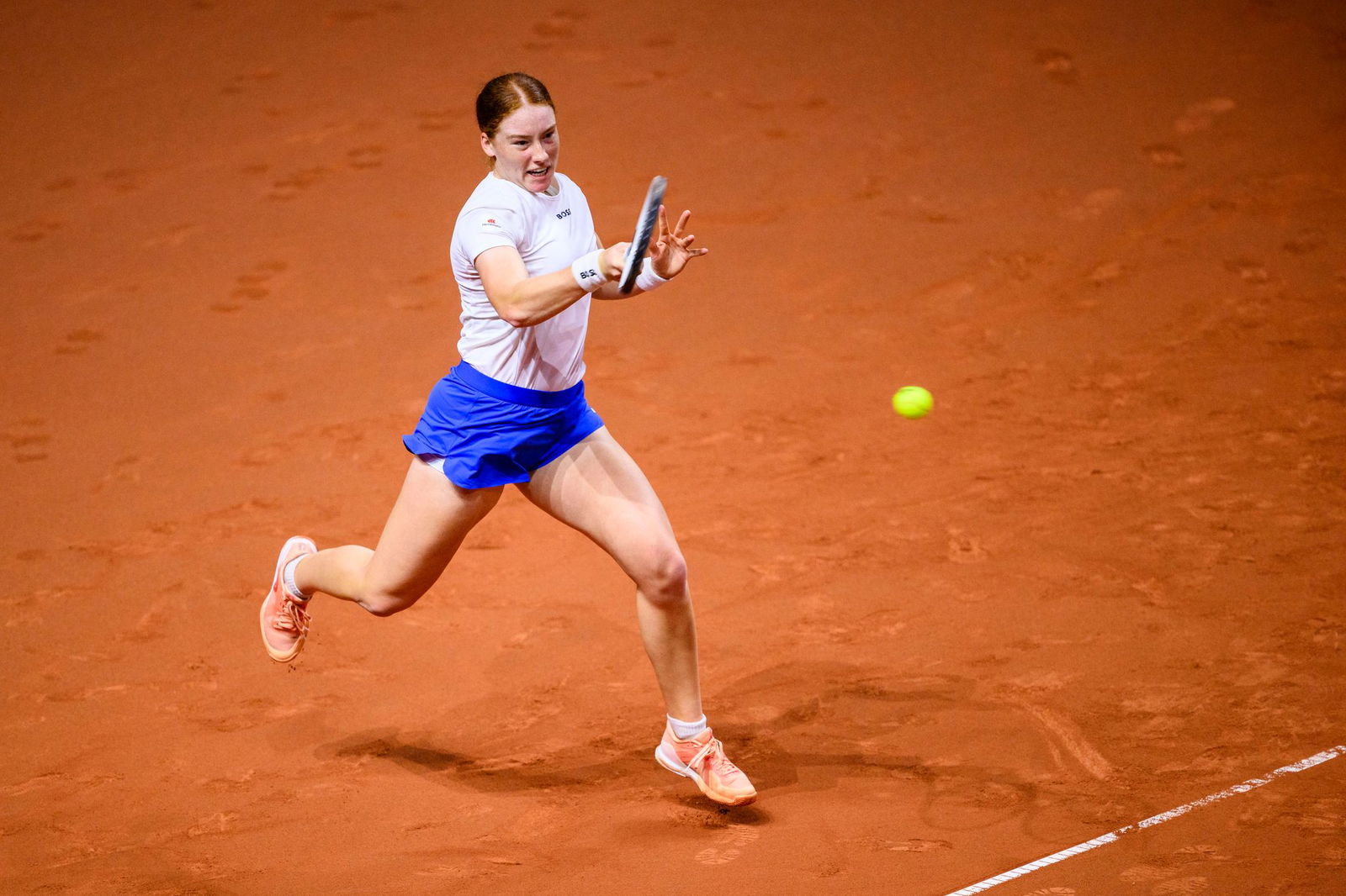 Ella Seidel gab ihr Hauptfeld-Debüt in Stuttgart.