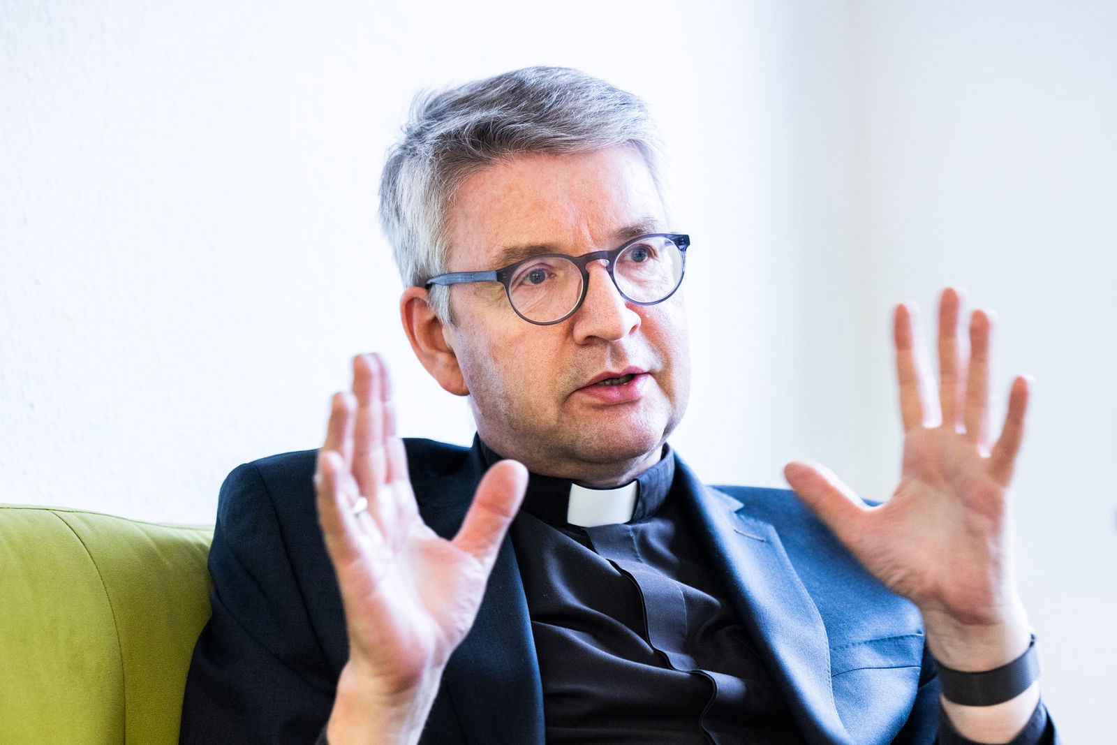 Für den Mainzer Bischof Peter Kohlgraf stand der verstorbene Papst Franziskus für eine ganz neue Akzentsetzung. (Archivbild)