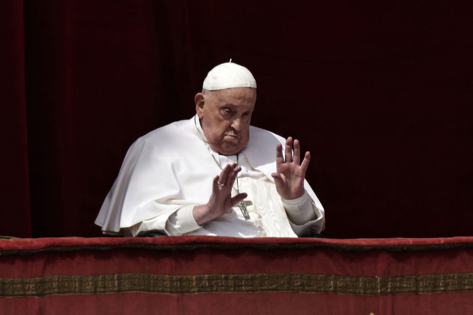 Bei seinem letzten öffentlichen Auftritt wirkte Franziskus bereits sehr geschwächt. (Archivbild)