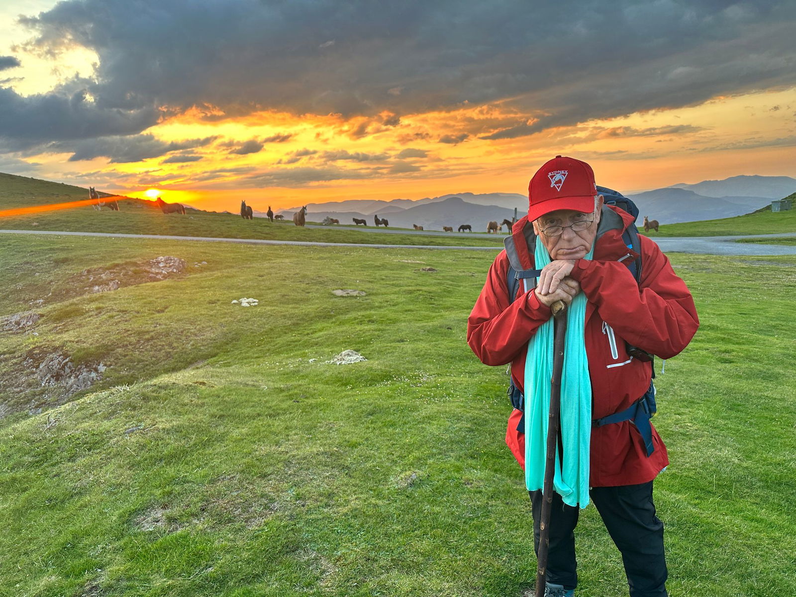 Der australische Filmemacher Bill Bennett bringt seine Erlebnisse auf dem Pilgerpfad ins Kino (Szene aus dem Film).