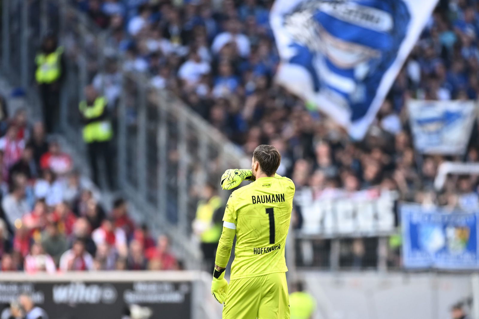Mund abputzen und weitermachen: Oliver Baumann von der TSG 1899 Hoffenheim.