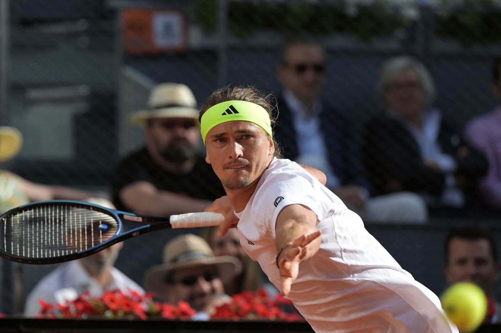 Alexander Zverev streckte sich gegen Francisco Cerundolo vergeblich.