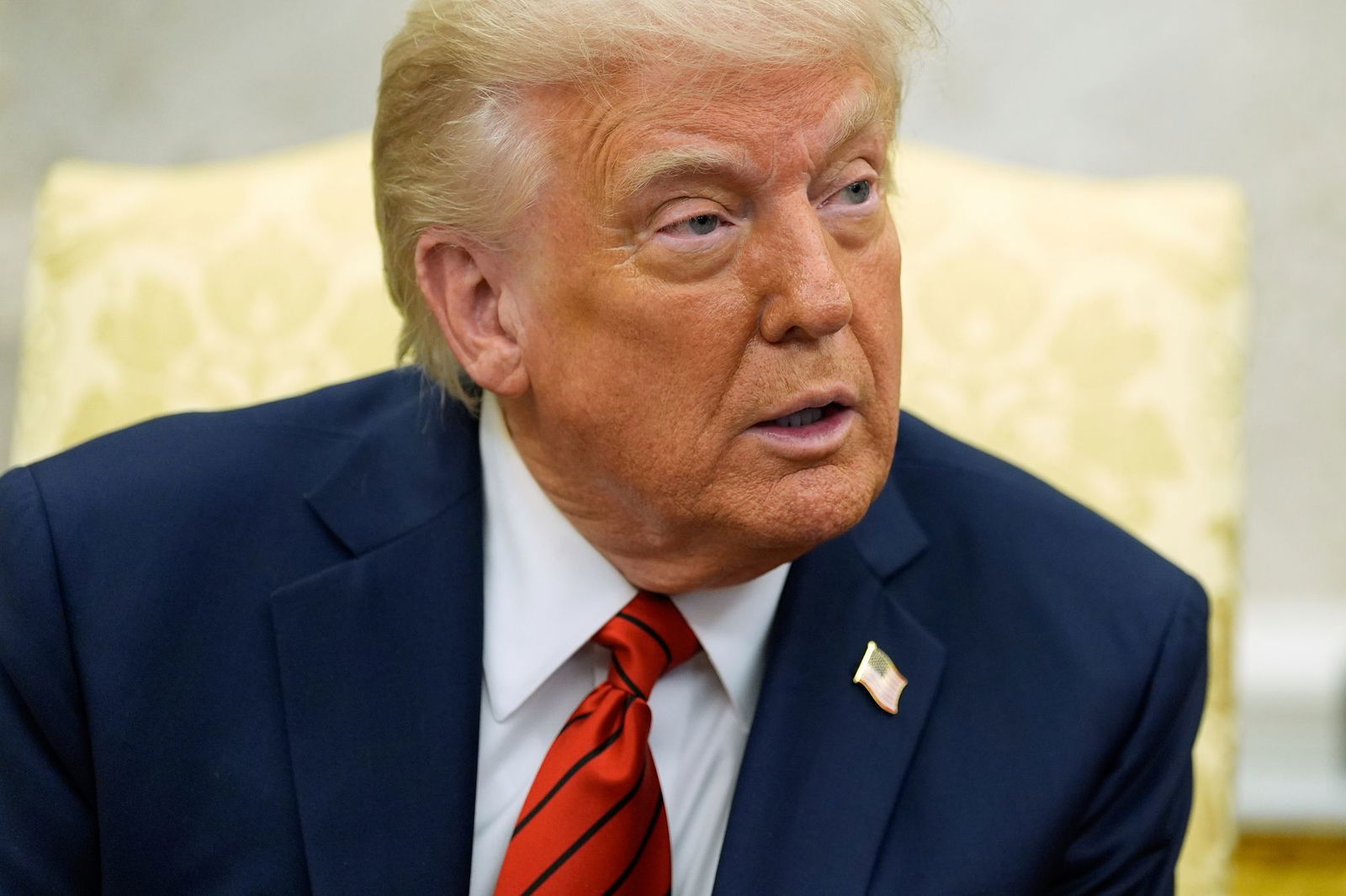 Trump hat sich erneut über seinen Amtsvorgänger Joe Biden ausgelassen. 