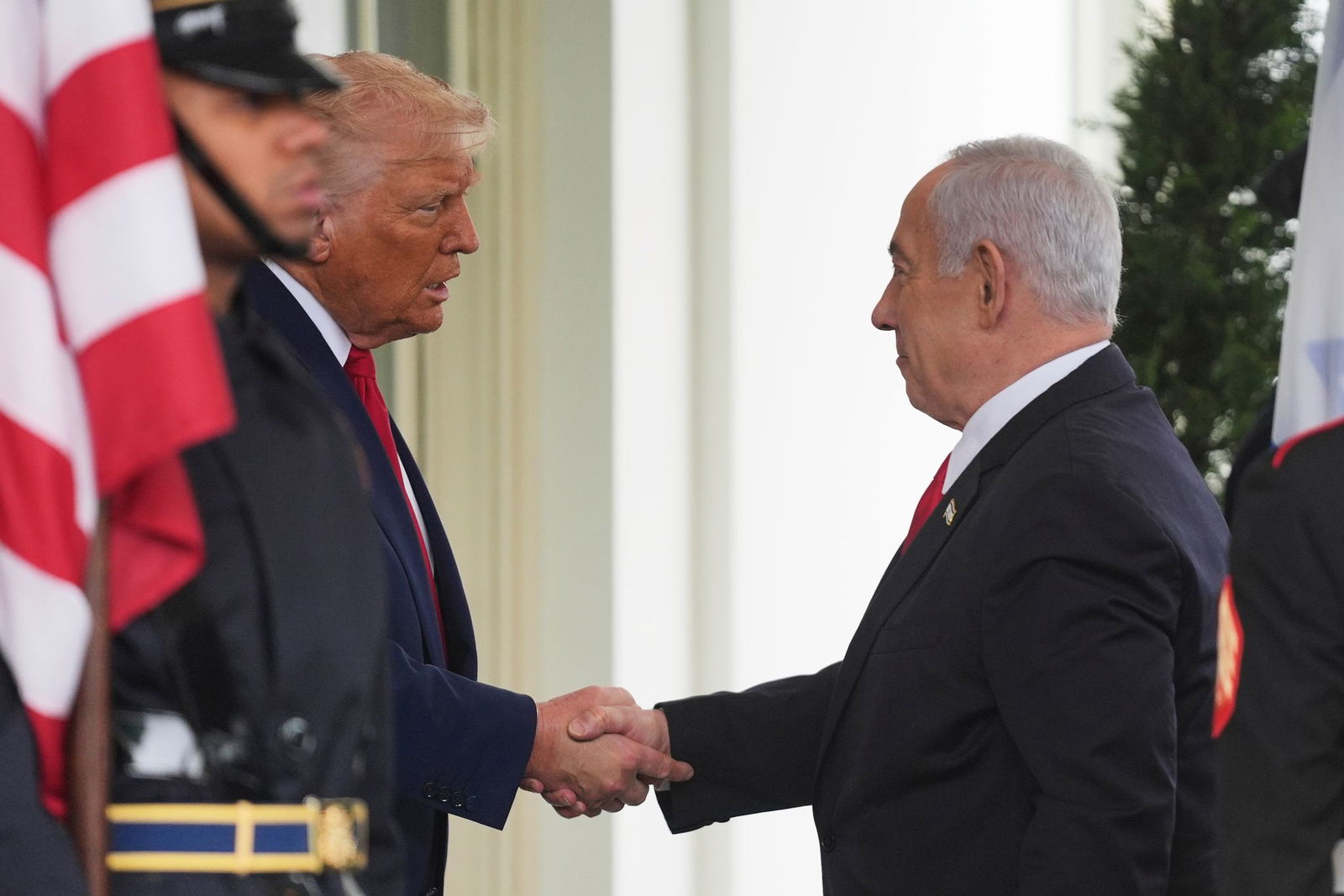 Er kam schon das zweite Mal seit Trumps Amtsantritt im Januar: Israels Ministerpräsident Netanjahu. 