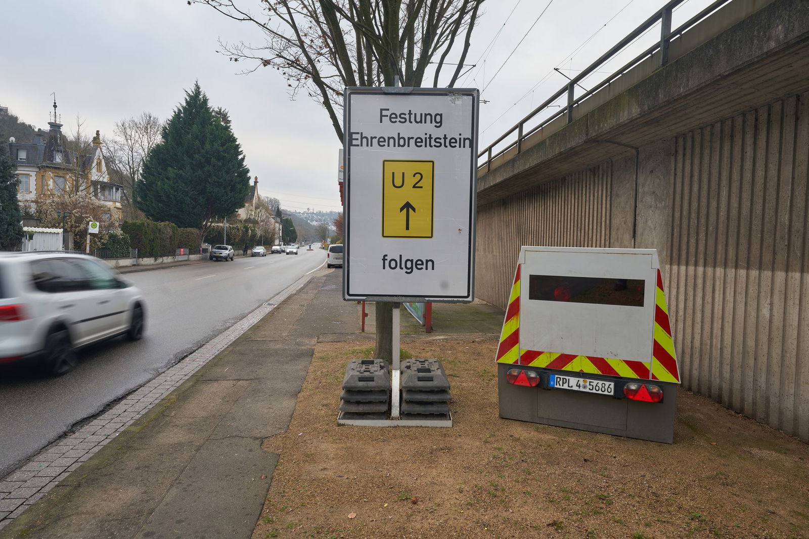 An vielen Stellen in Rheinland-Pfalz waren in der vergangenen Woche mobile Blitzgeräte aufgestellt (Archivbild). 